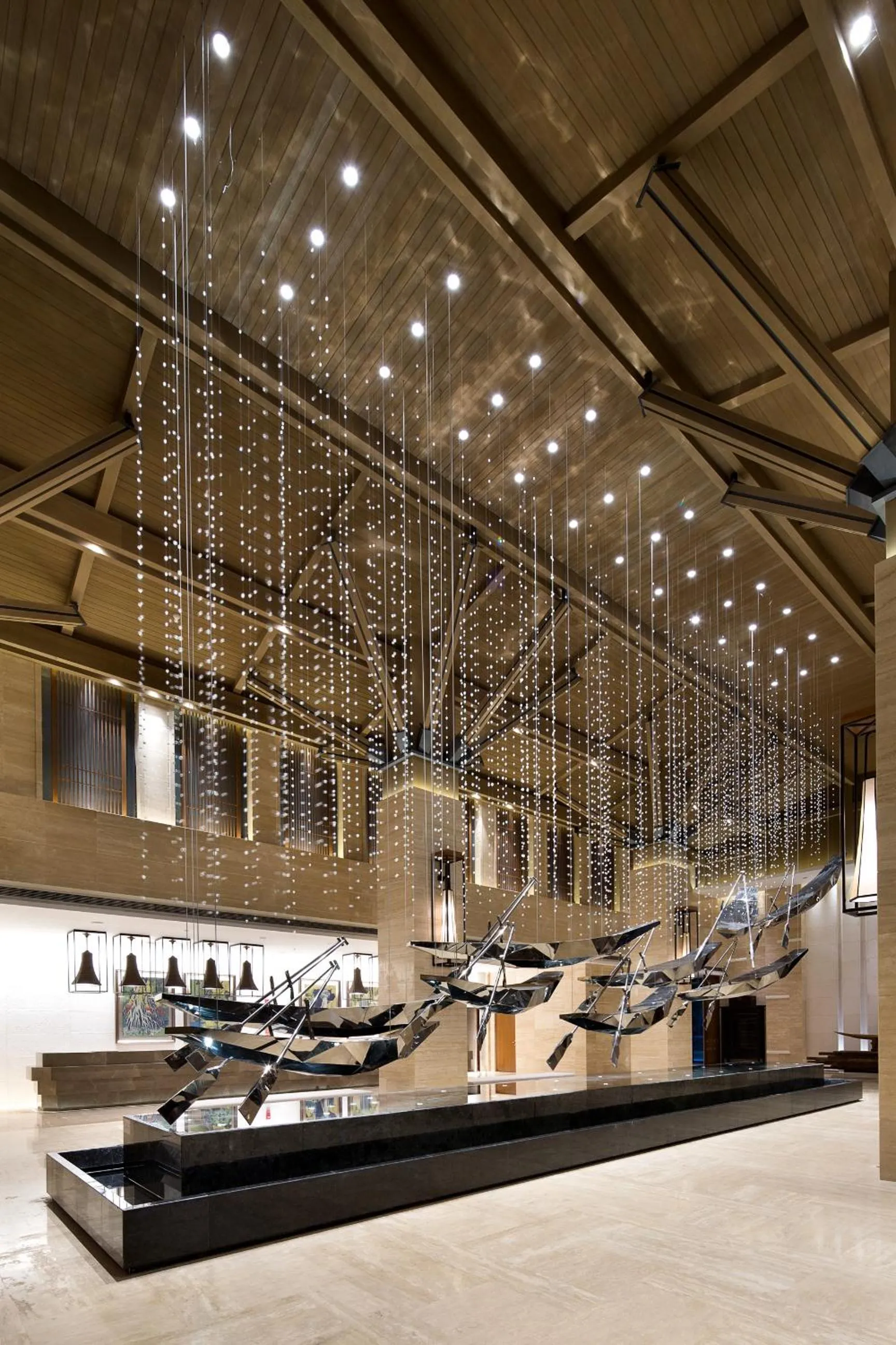 Decorative detail in Wyndham Grand Plaza Royale Wenchang