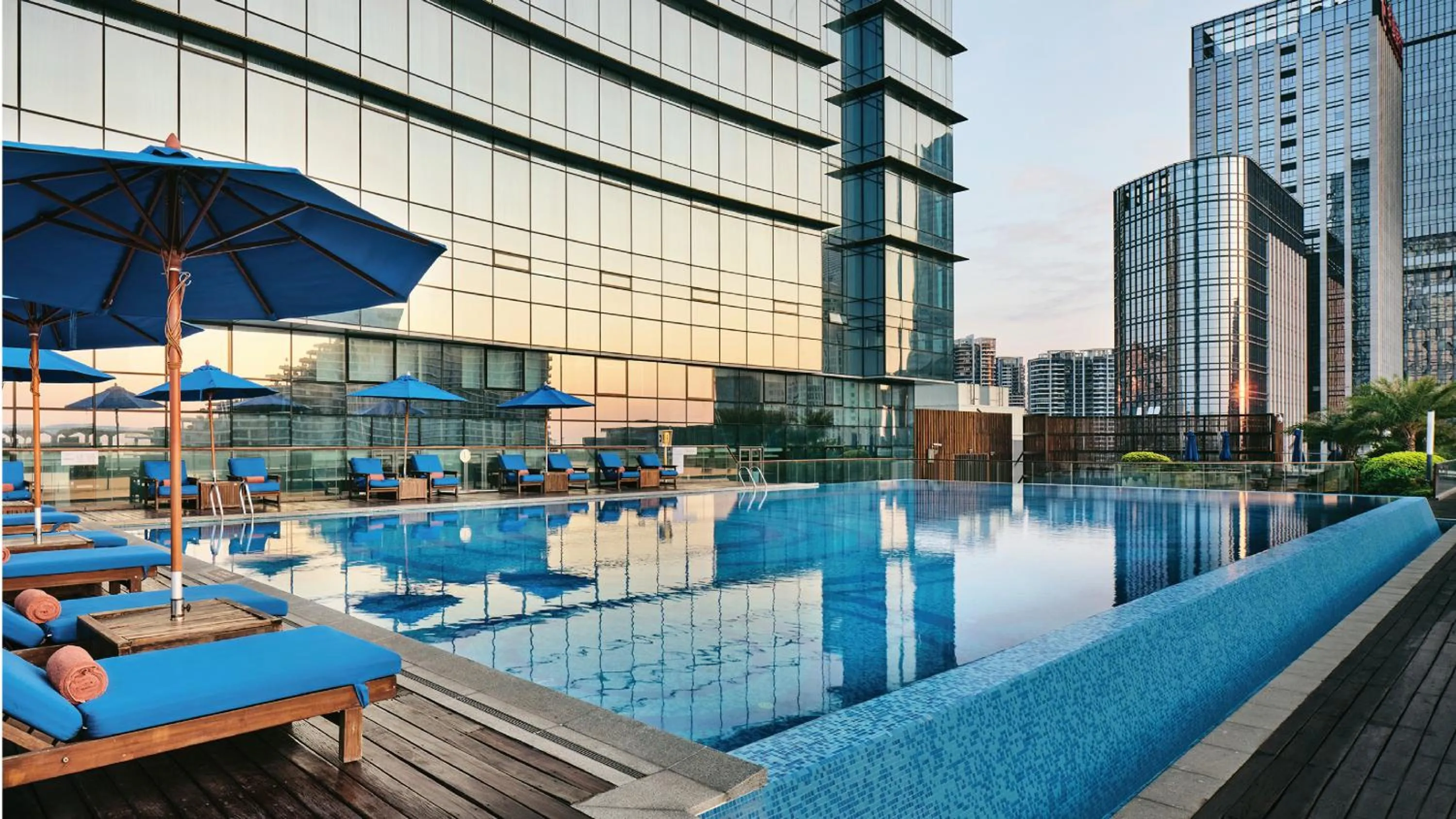 Swimming pool in InterContinental Xiamen by IHG