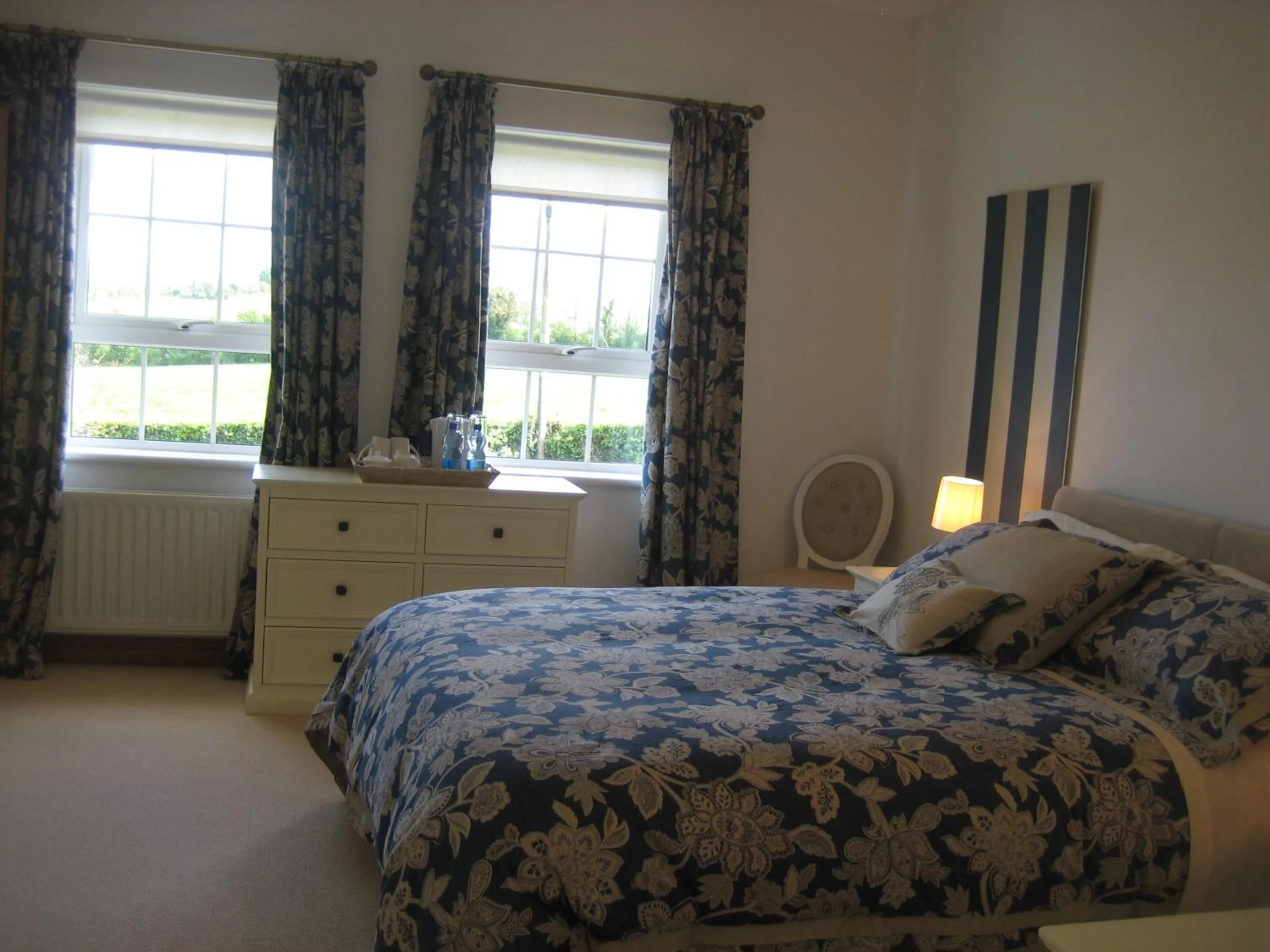 Bed in Drumspittal House Guest Accomodation