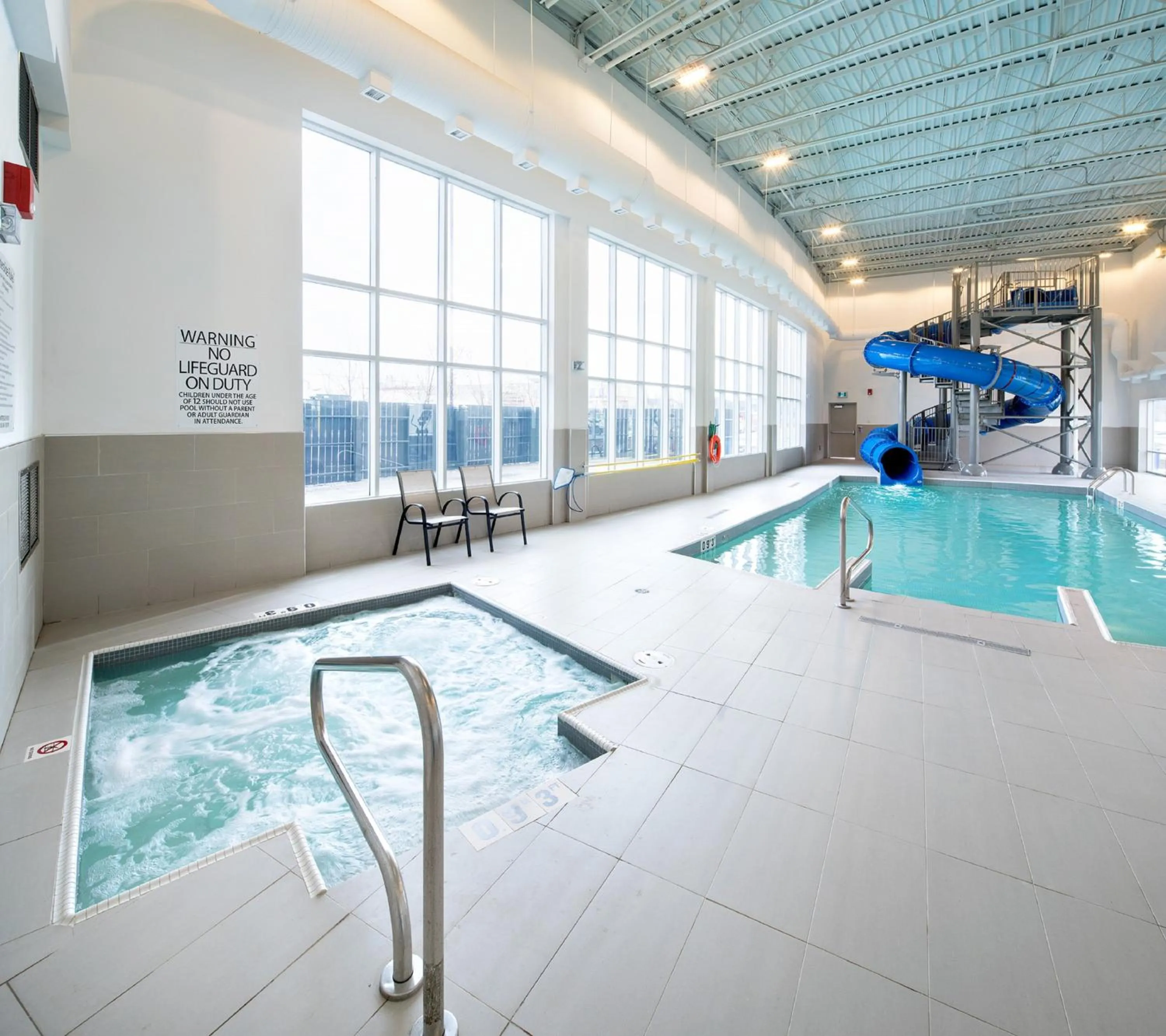 Swimming pool in Holiday Inn Express - Red Deer North by IHG