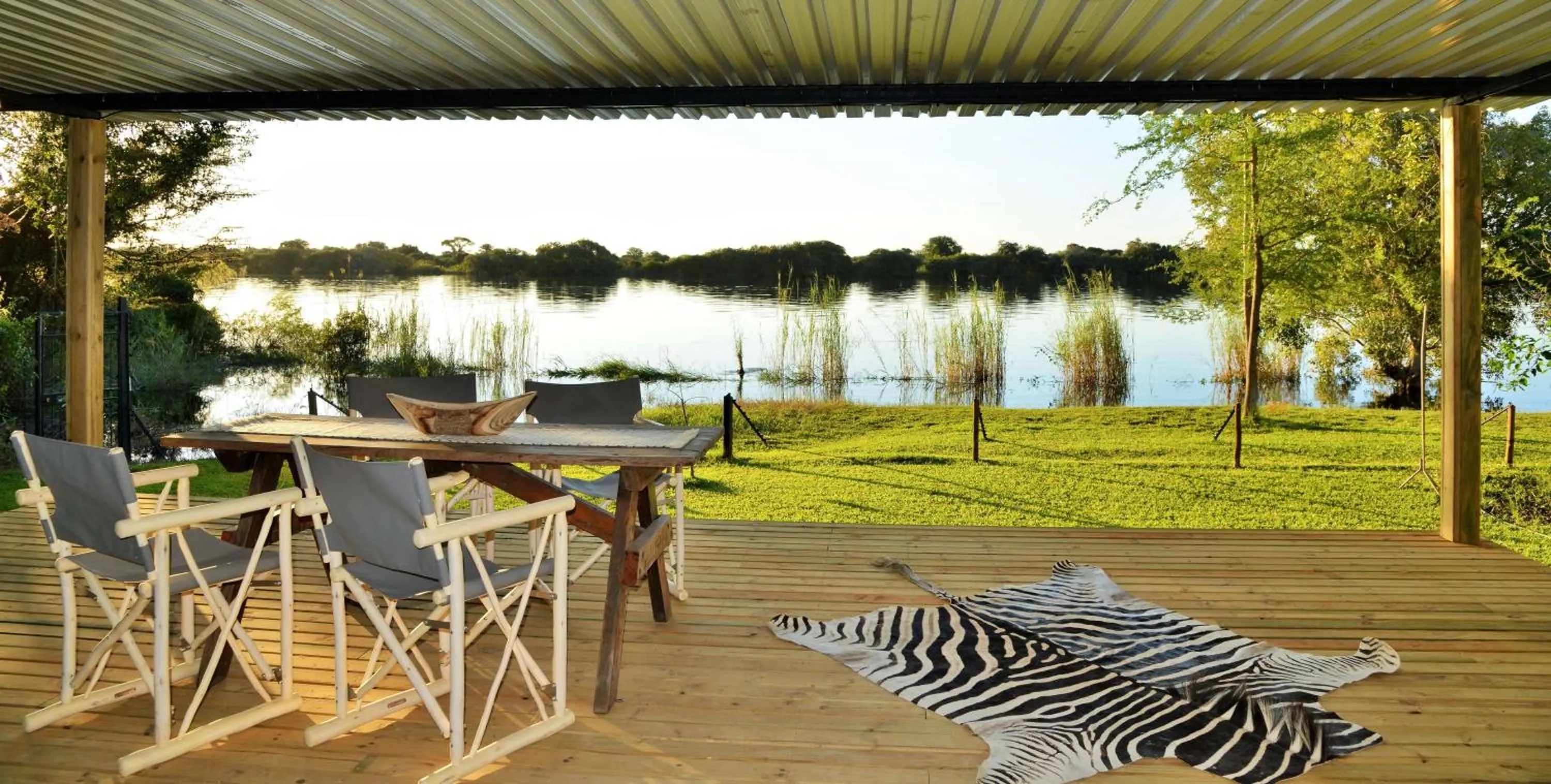 Patio in River View Lodge