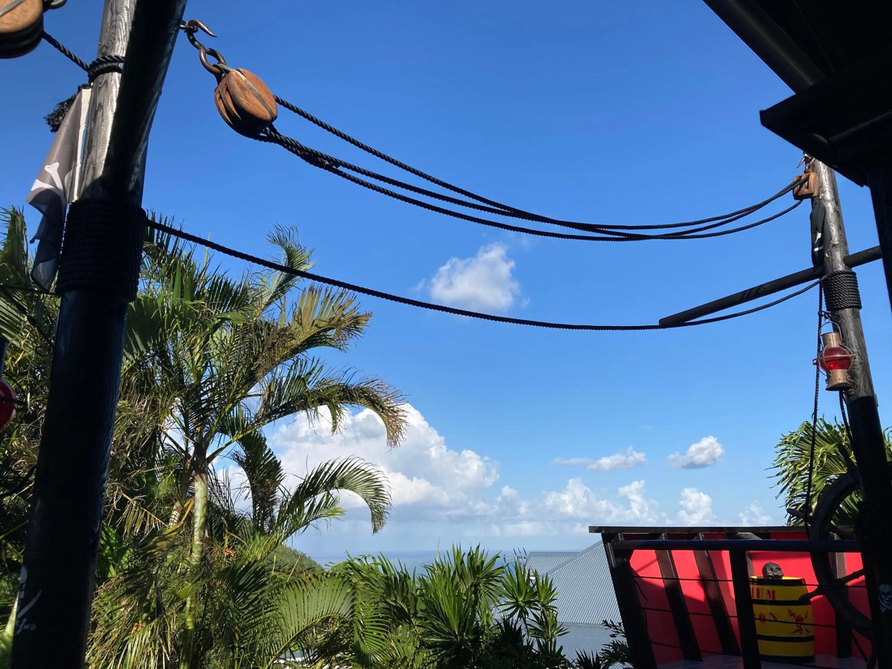 Sea view in Piton Bungalows Ecolodges