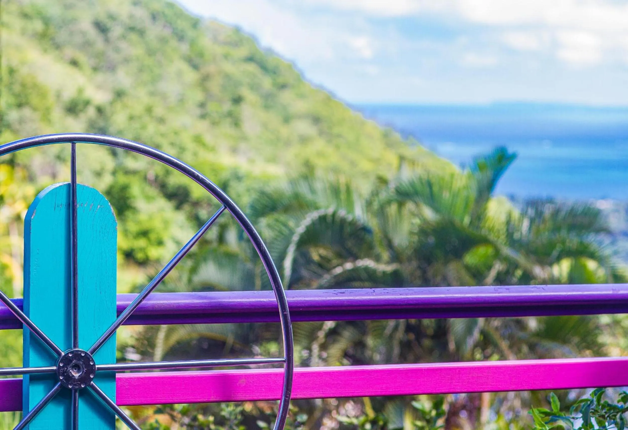 Sea view in Piton Bungalows Ecolodges