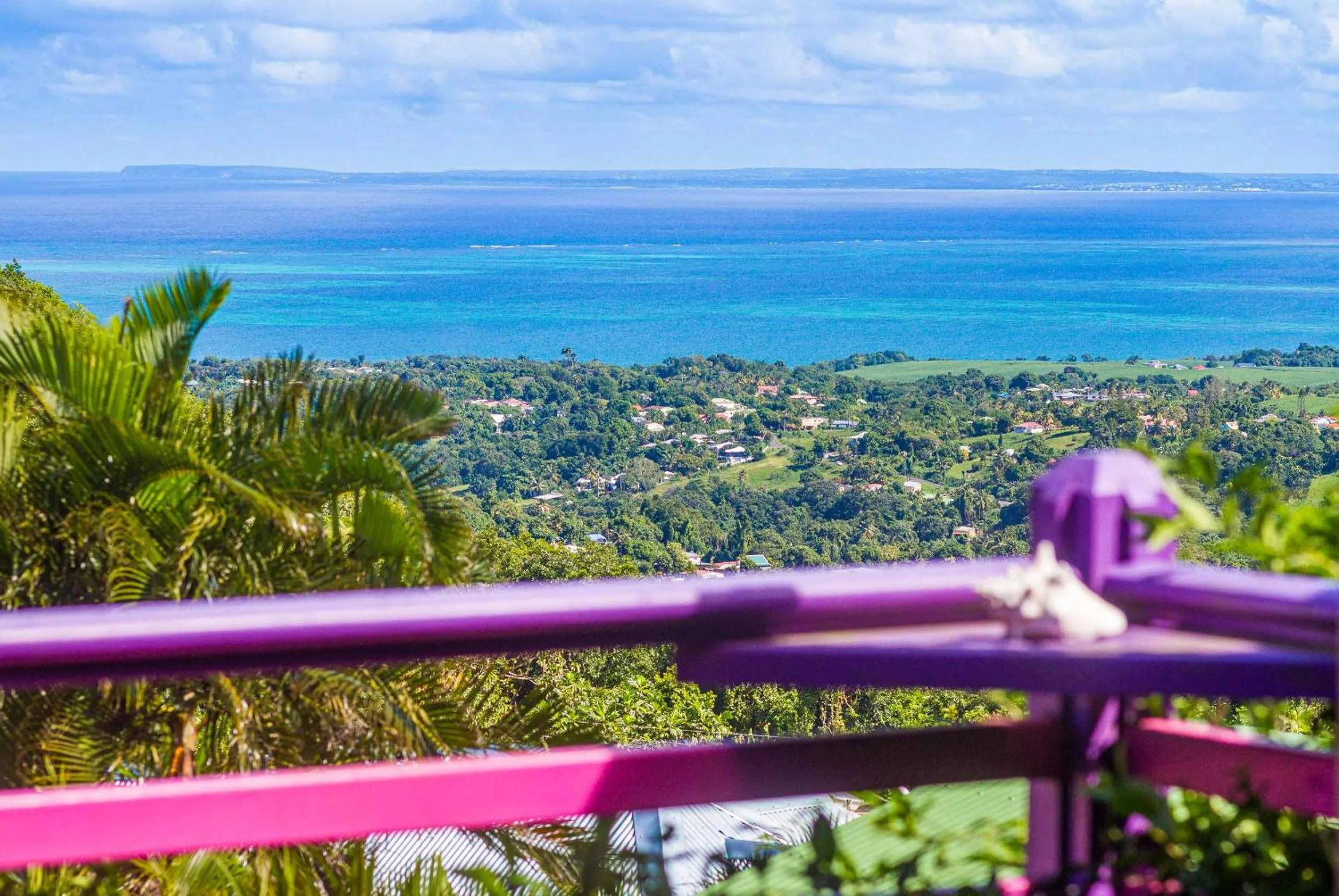 Sea view in Piton Bungalows Ecolodges