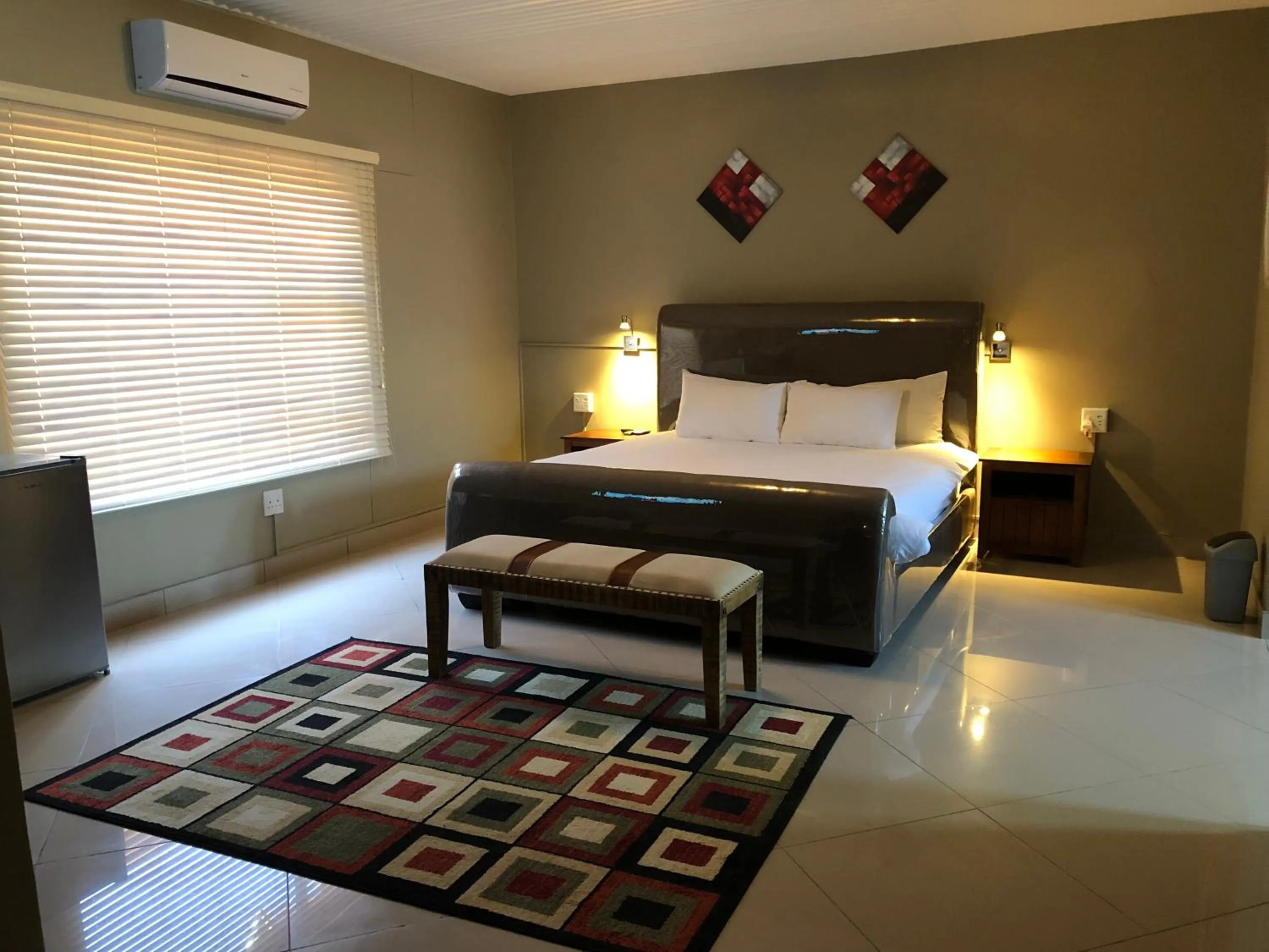 Bed in City Lodge Etosha