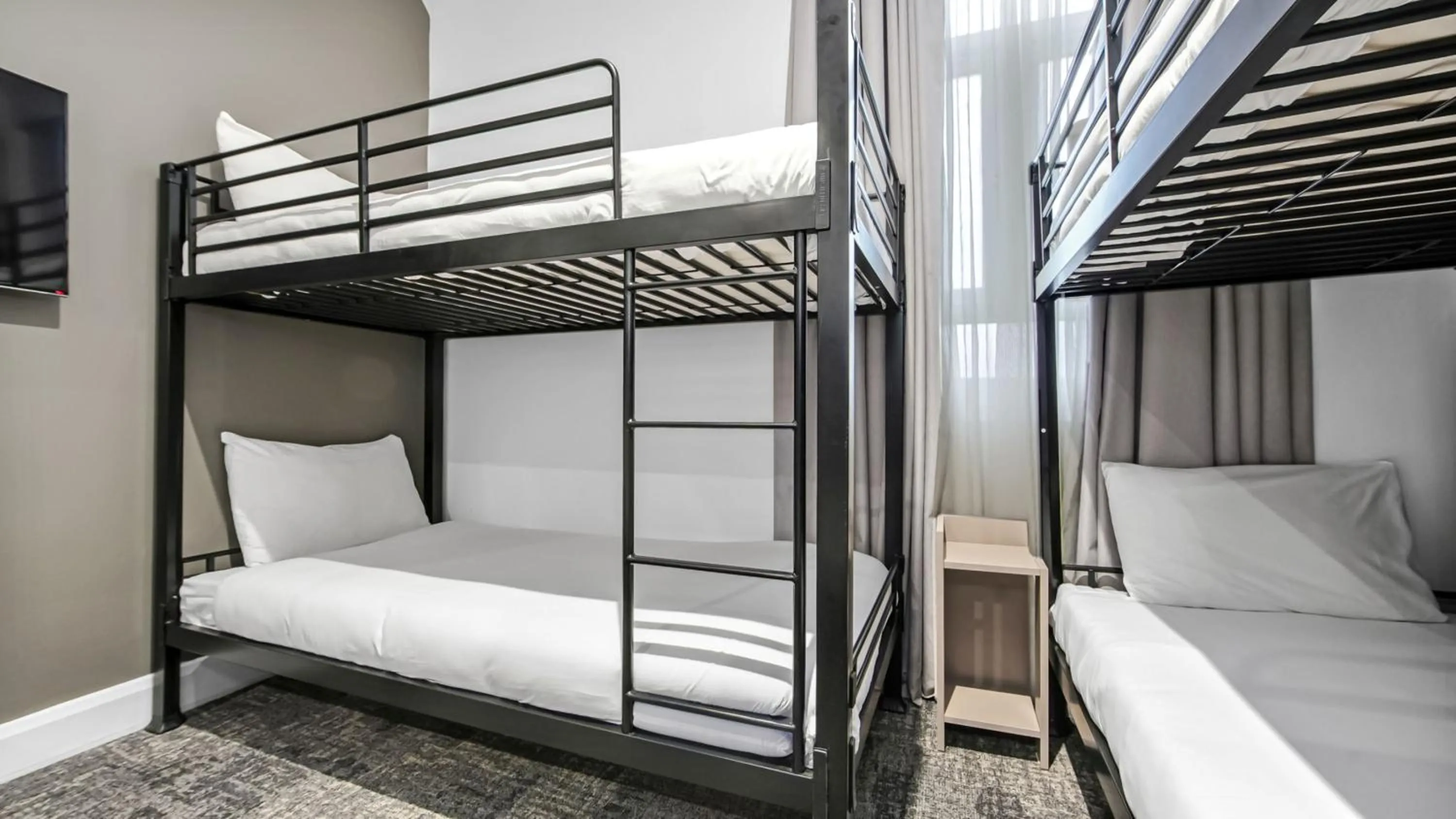 Bedroom, Bed in Heeton Concept Hotel - Kensington London