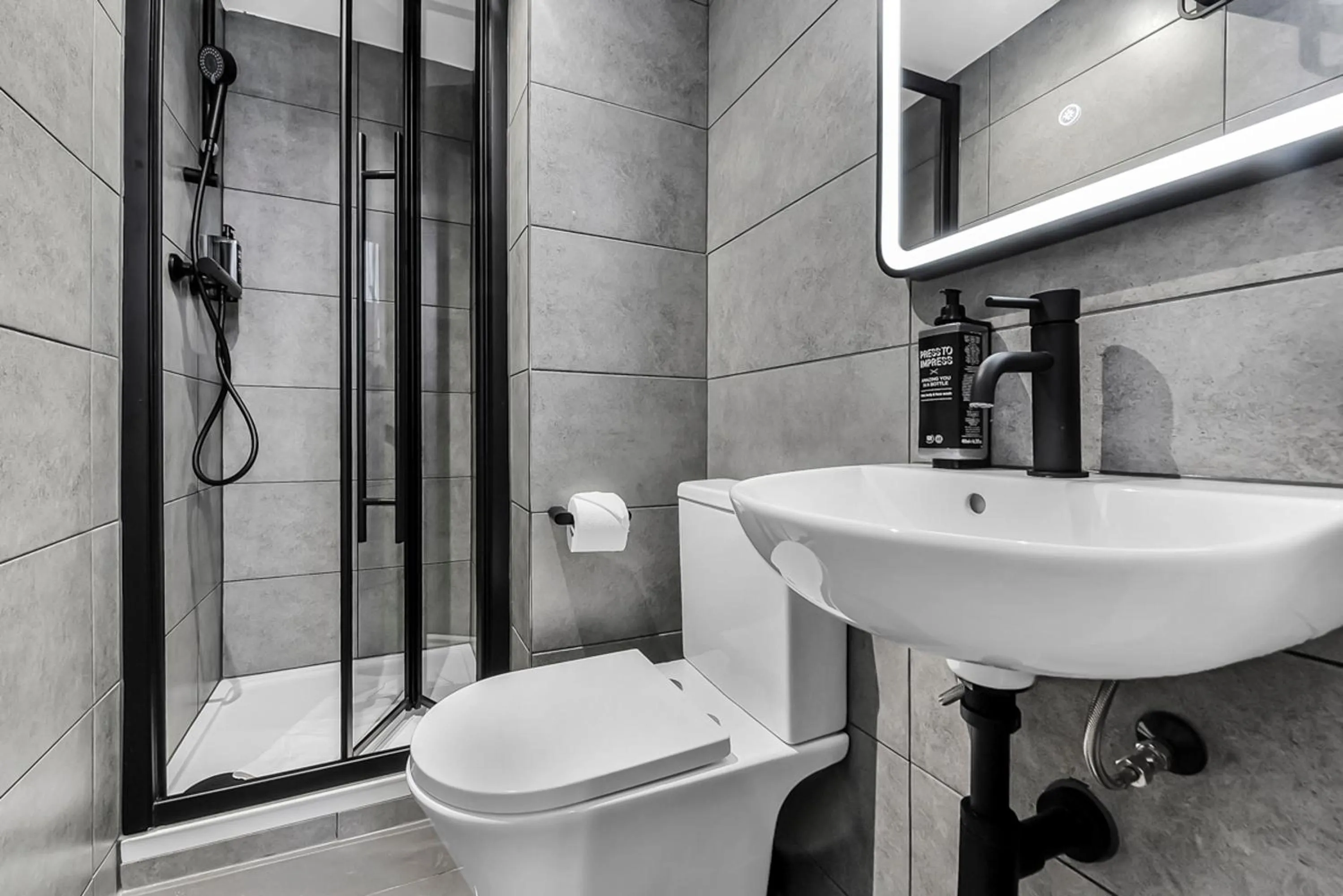 Bathroom in Heeton Concept Hotel - Kensington London