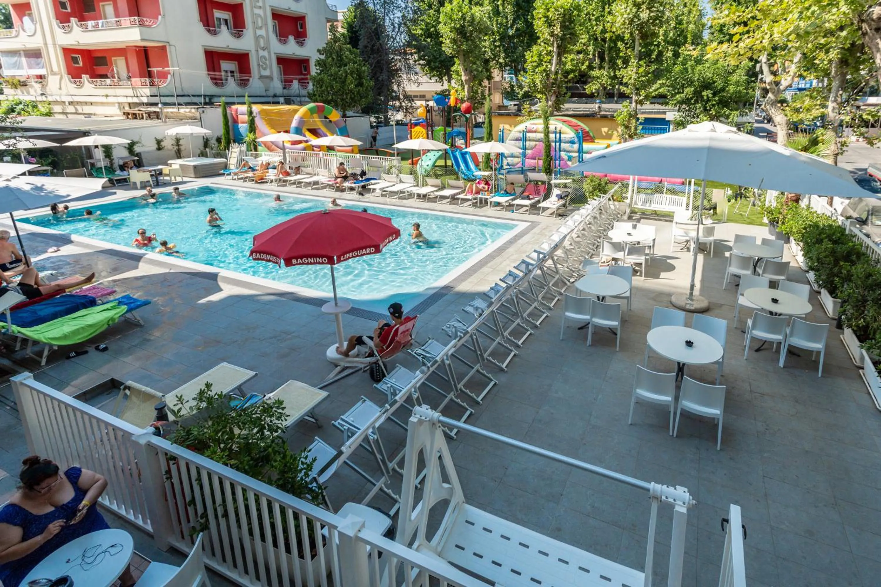 Swimming pool in Hotel Aiglon
