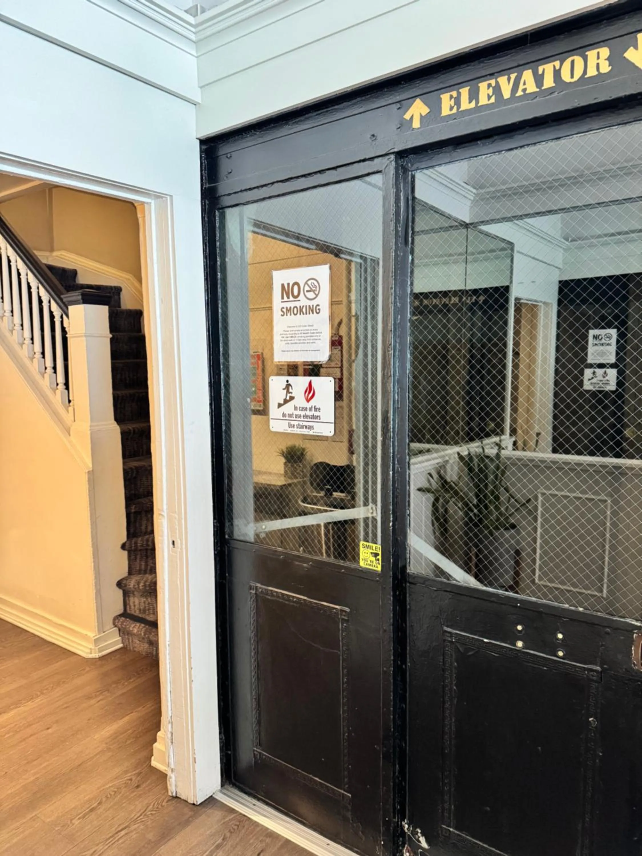 elevator in Hotel Ikon