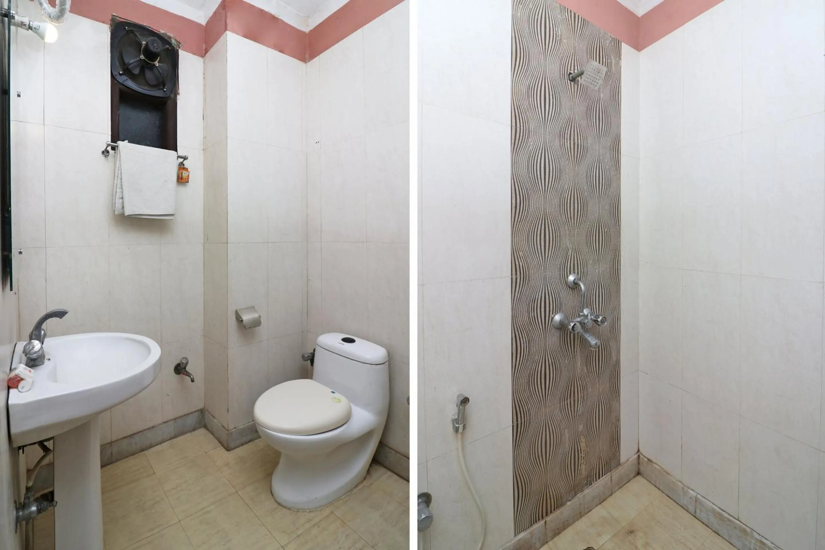 Bathroom in Hotel O Aura Palace Deluxe