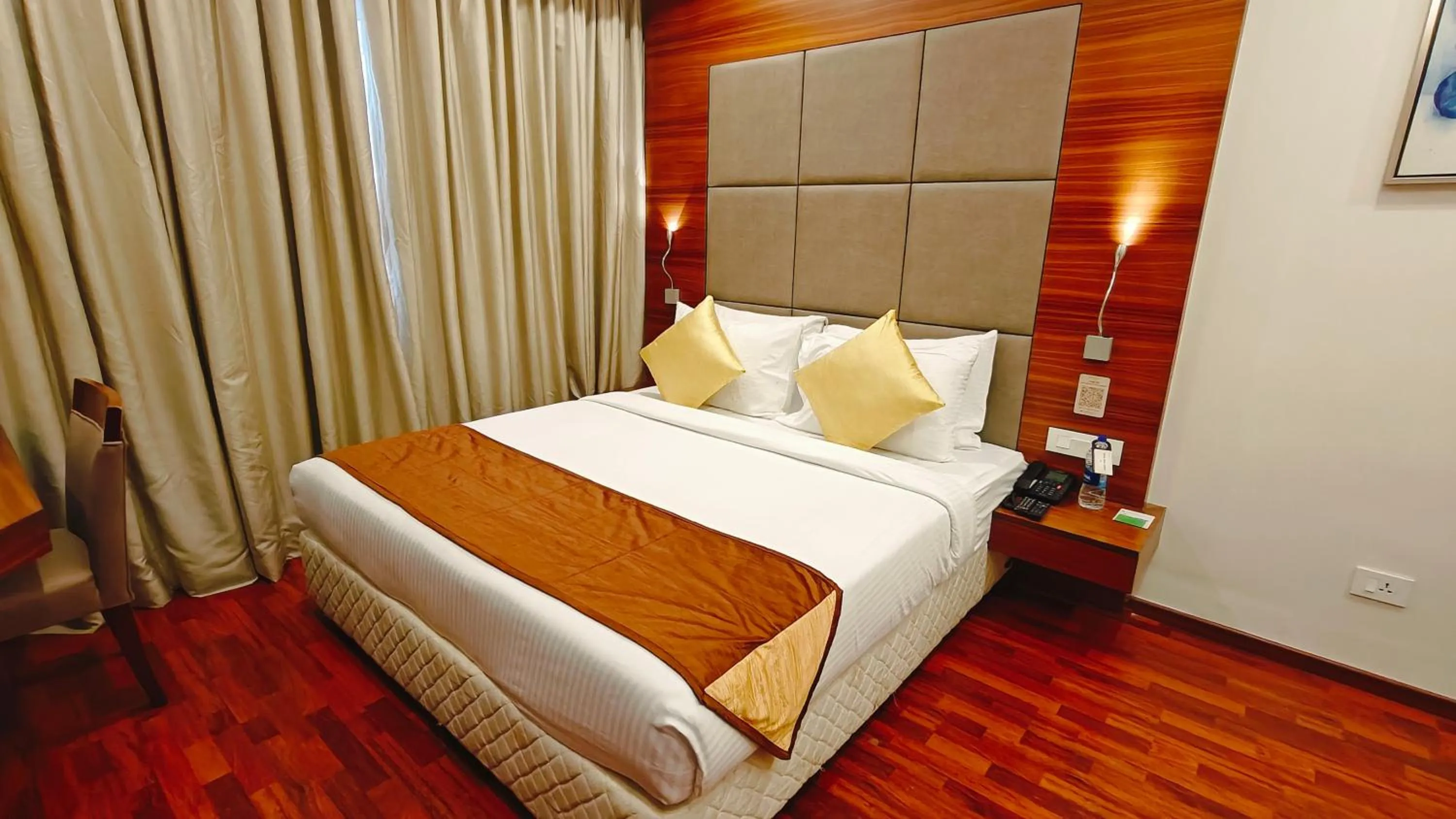 Bed in Khanna Fiesta - A Bergamont Hotel, Vellore