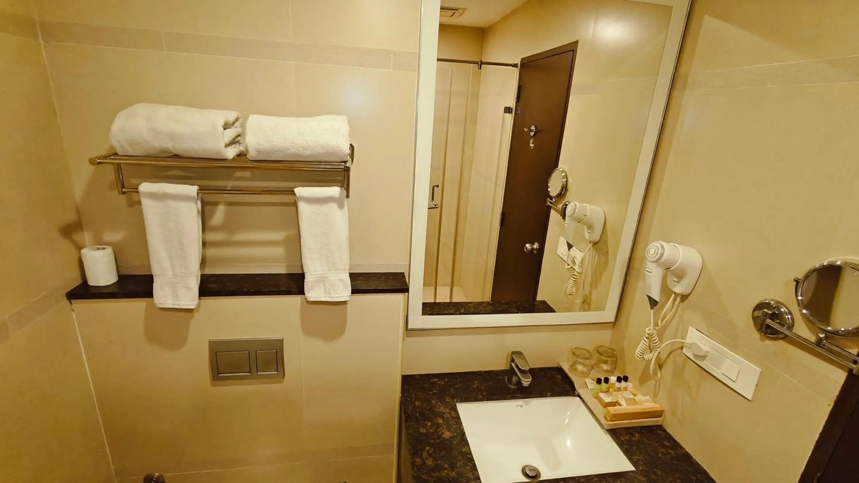 Toilet in Khanna Fiesta - A Bergamont Hotel, Vellore