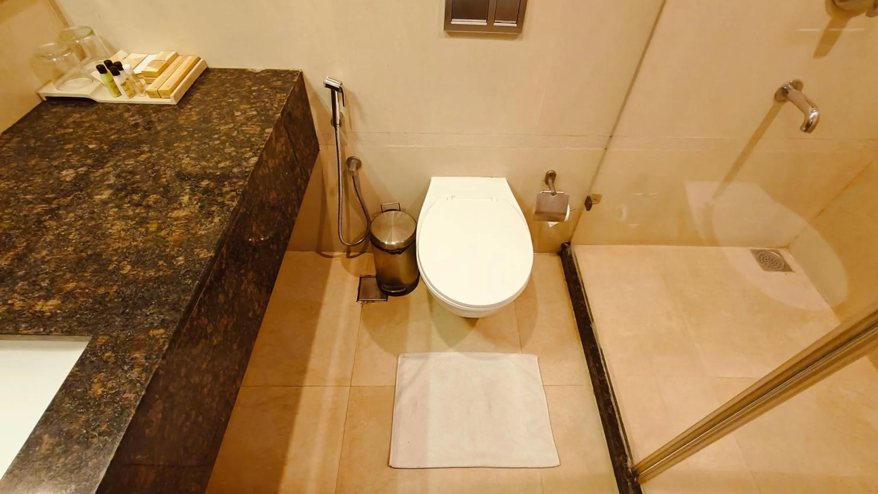 Toilet in Khanna Fiesta - A Bergamont Hotel, Vellore