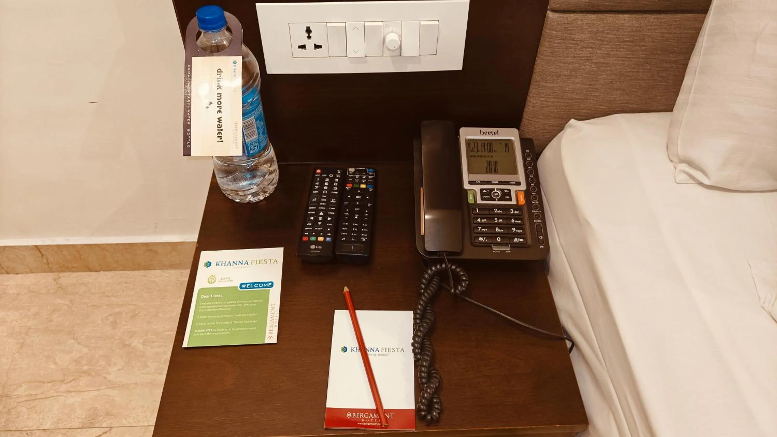 Bedroom in Khanna Fiesta - A Bergamont Hotel, Vellore
