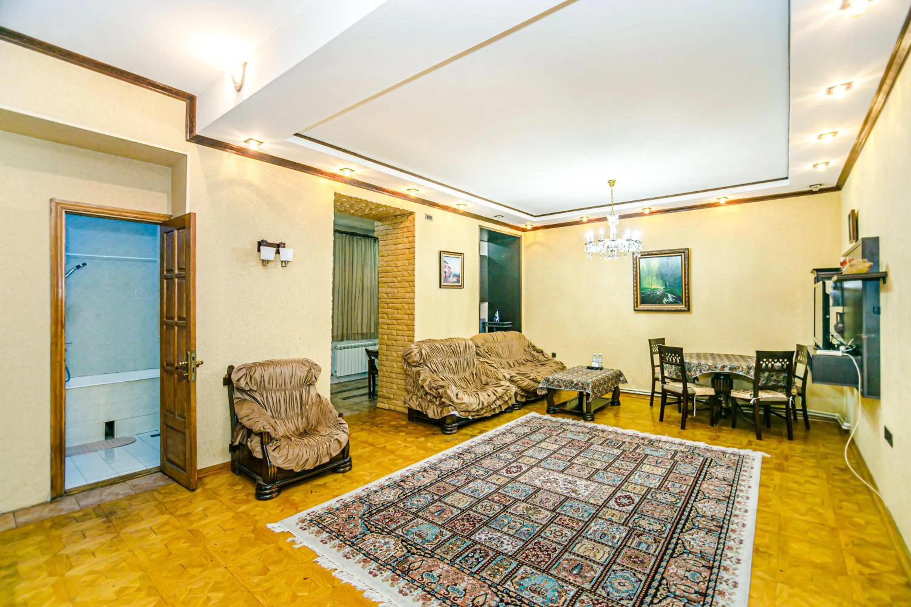 Living room in Monolit Apartment