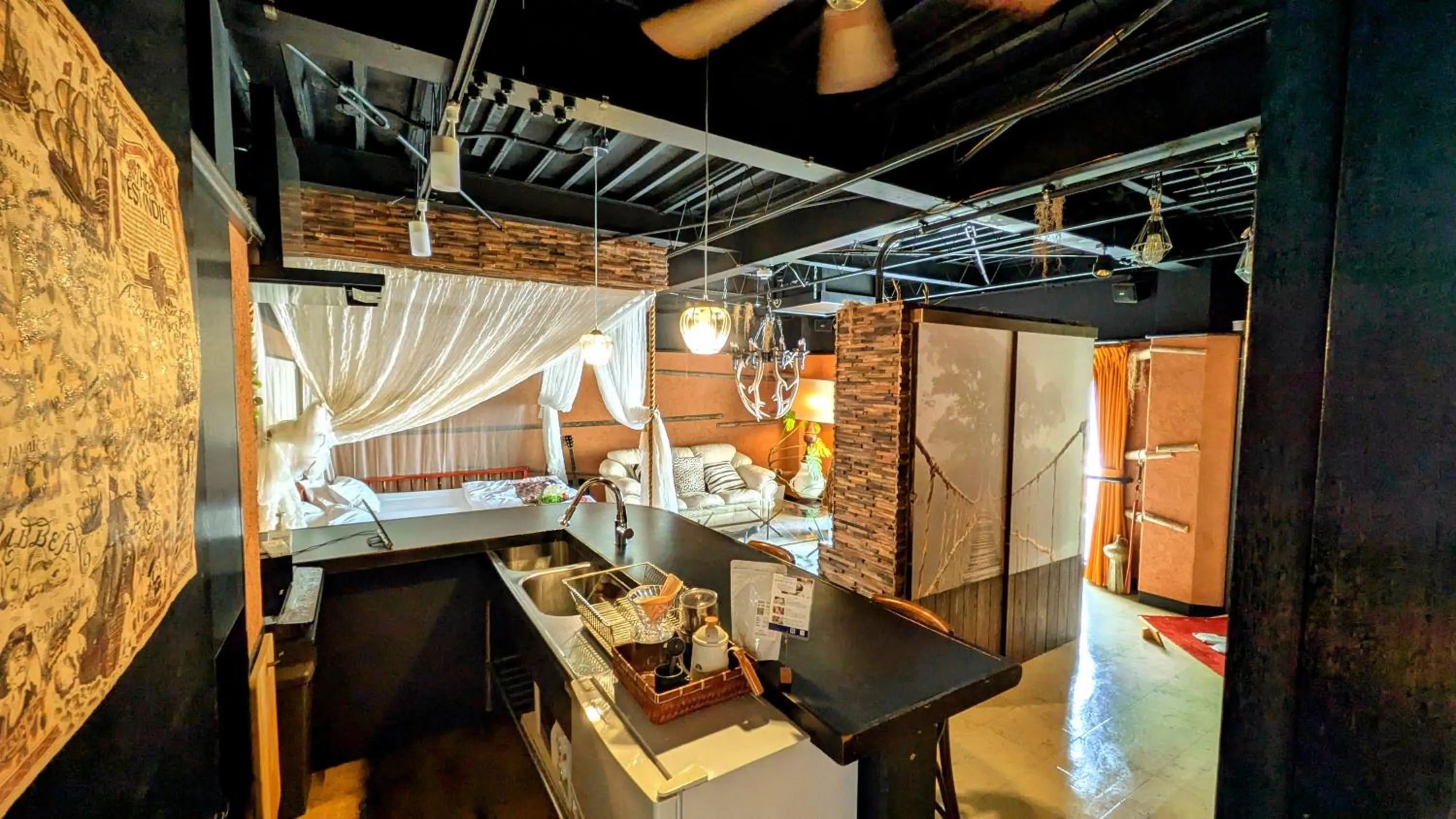 kitchen in Yadoya Lodge