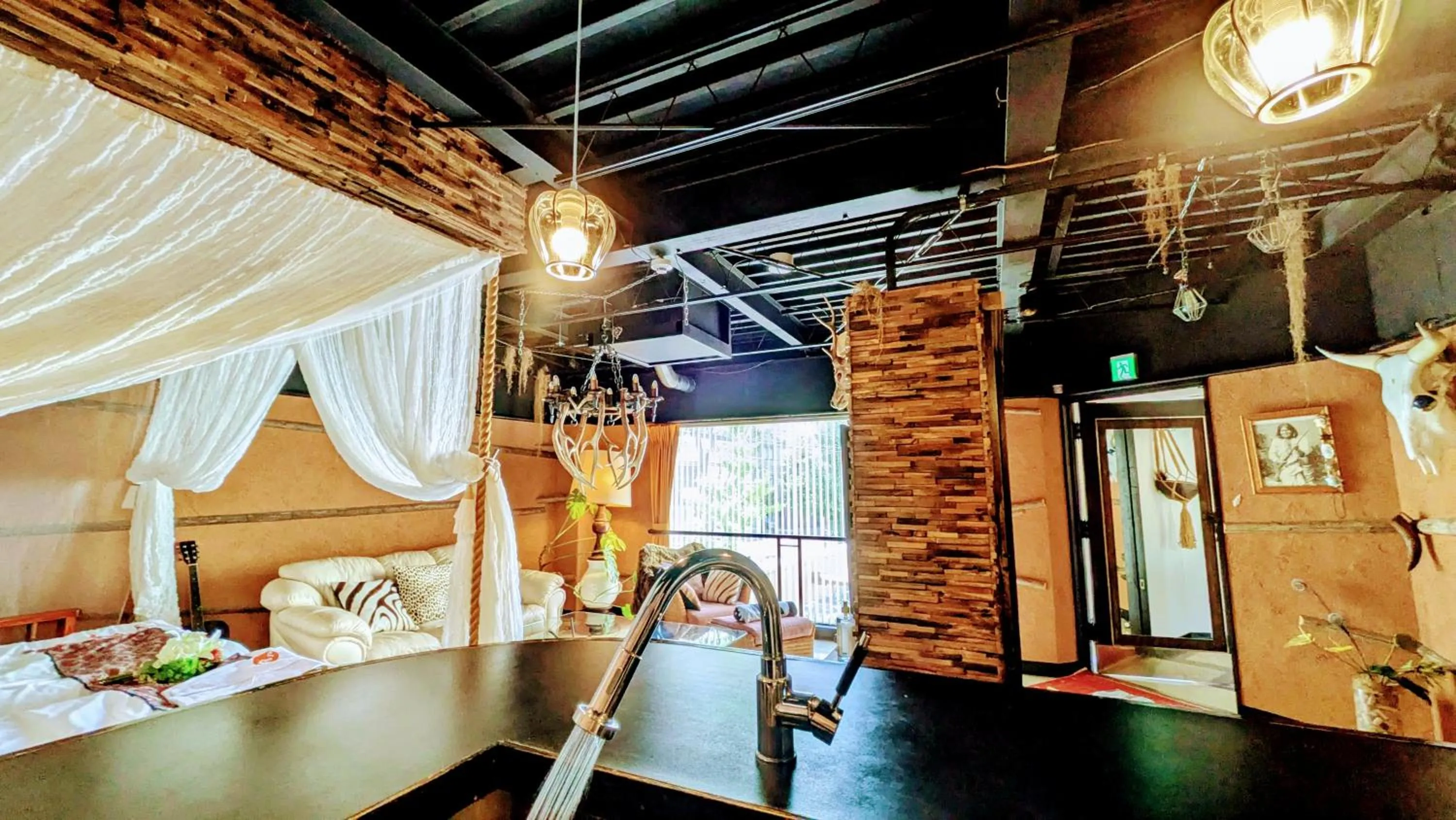 kitchen in Yadoya Lodge