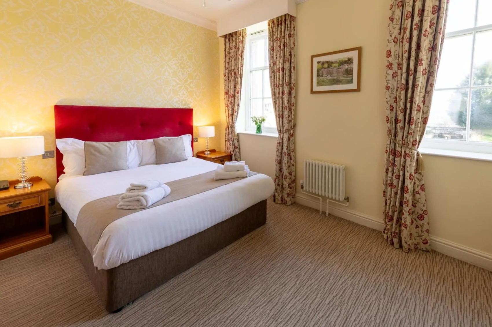 Bedroom, Bed in Hazlewood Castle & Spa