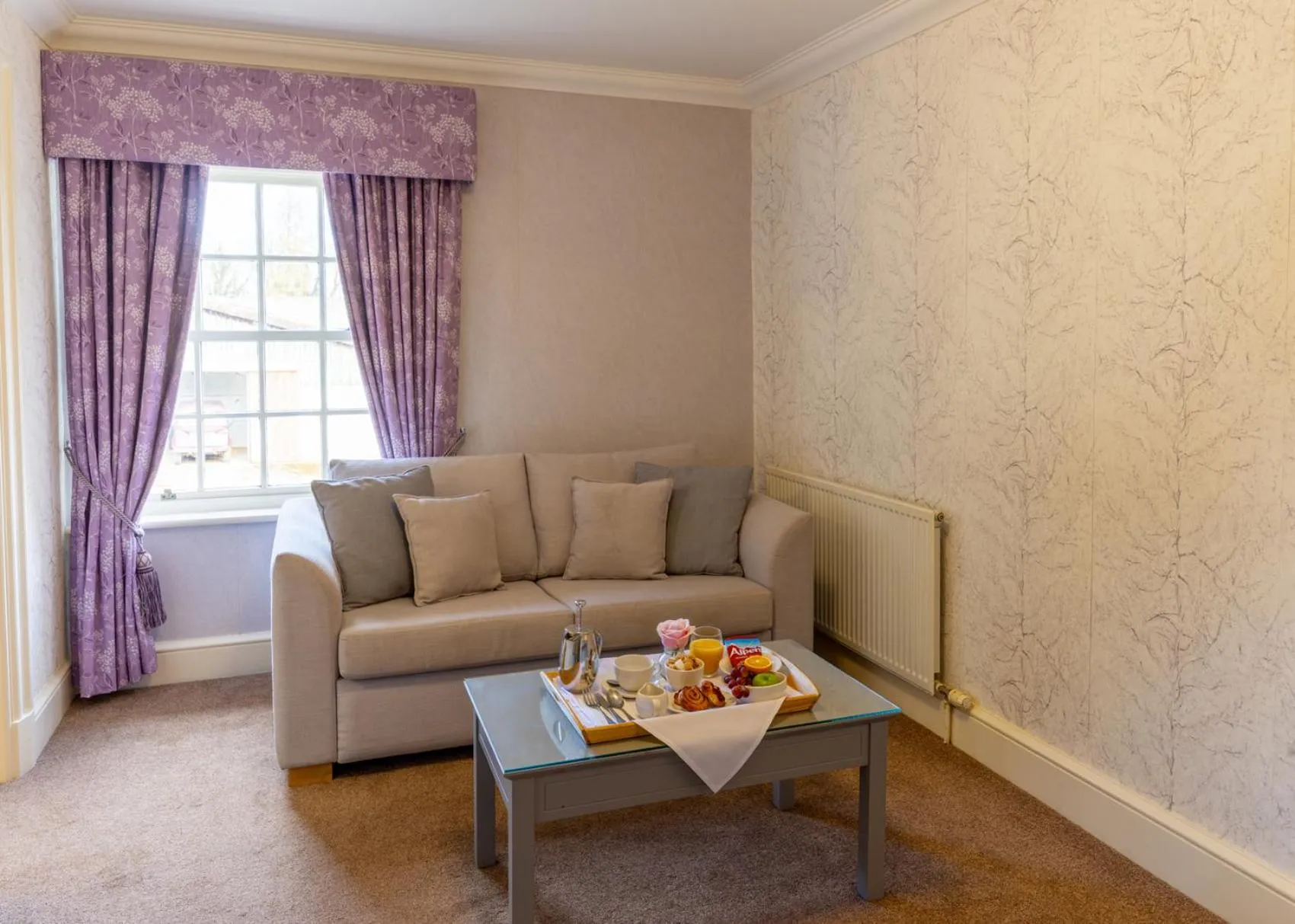 Living room in Hazlewood Castle & Spa