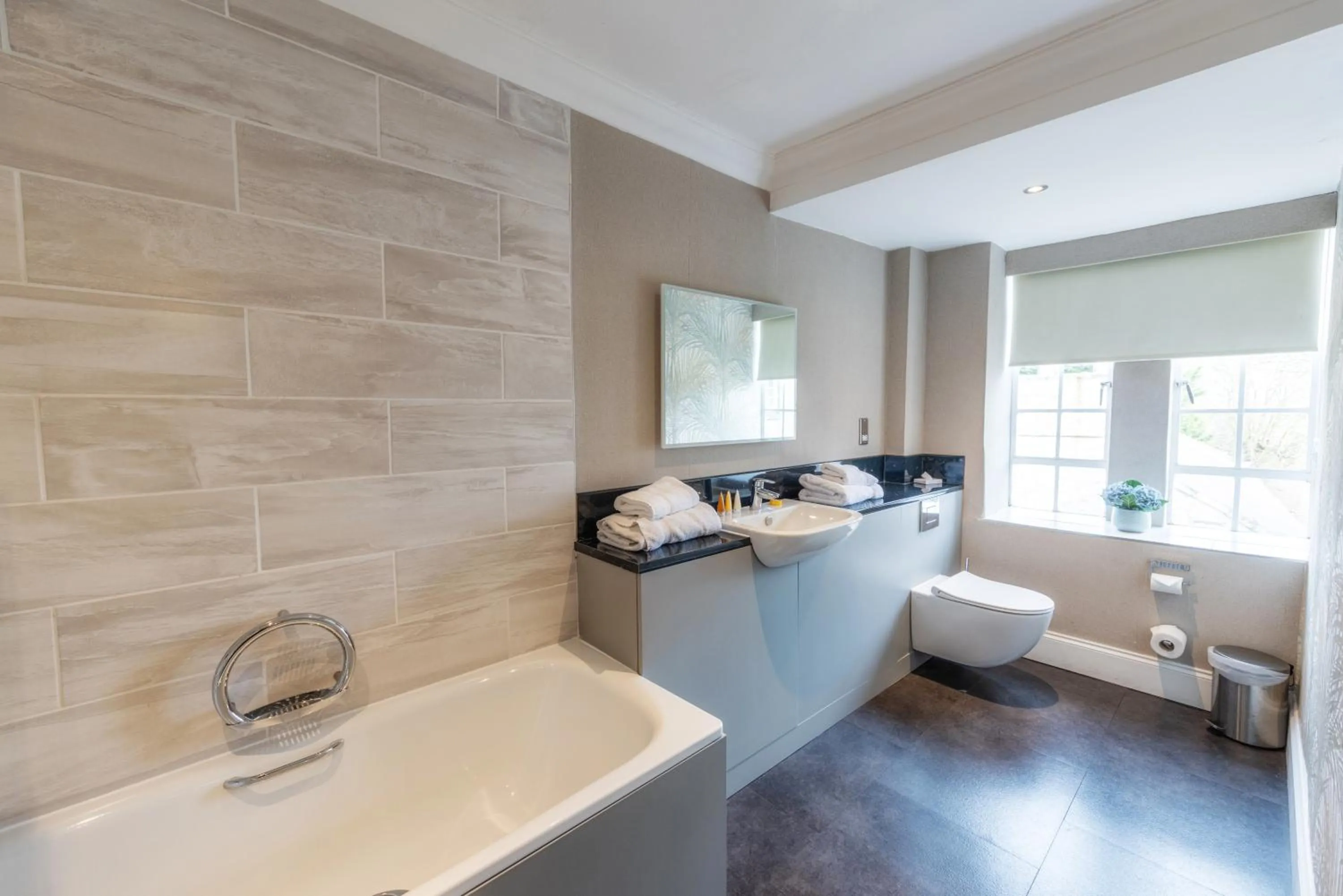 Bathroom in Hazlewood Castle & Spa