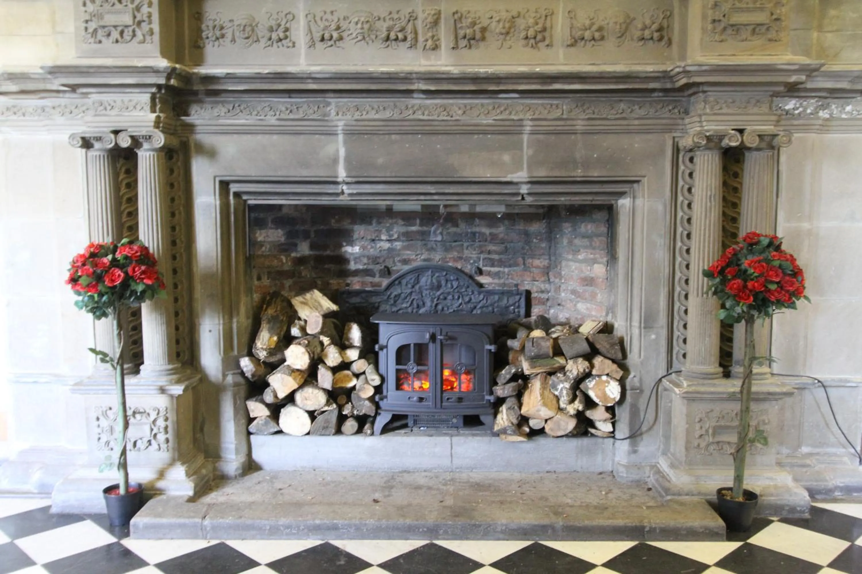Lobby or reception in Hazlewood Castle & Spa