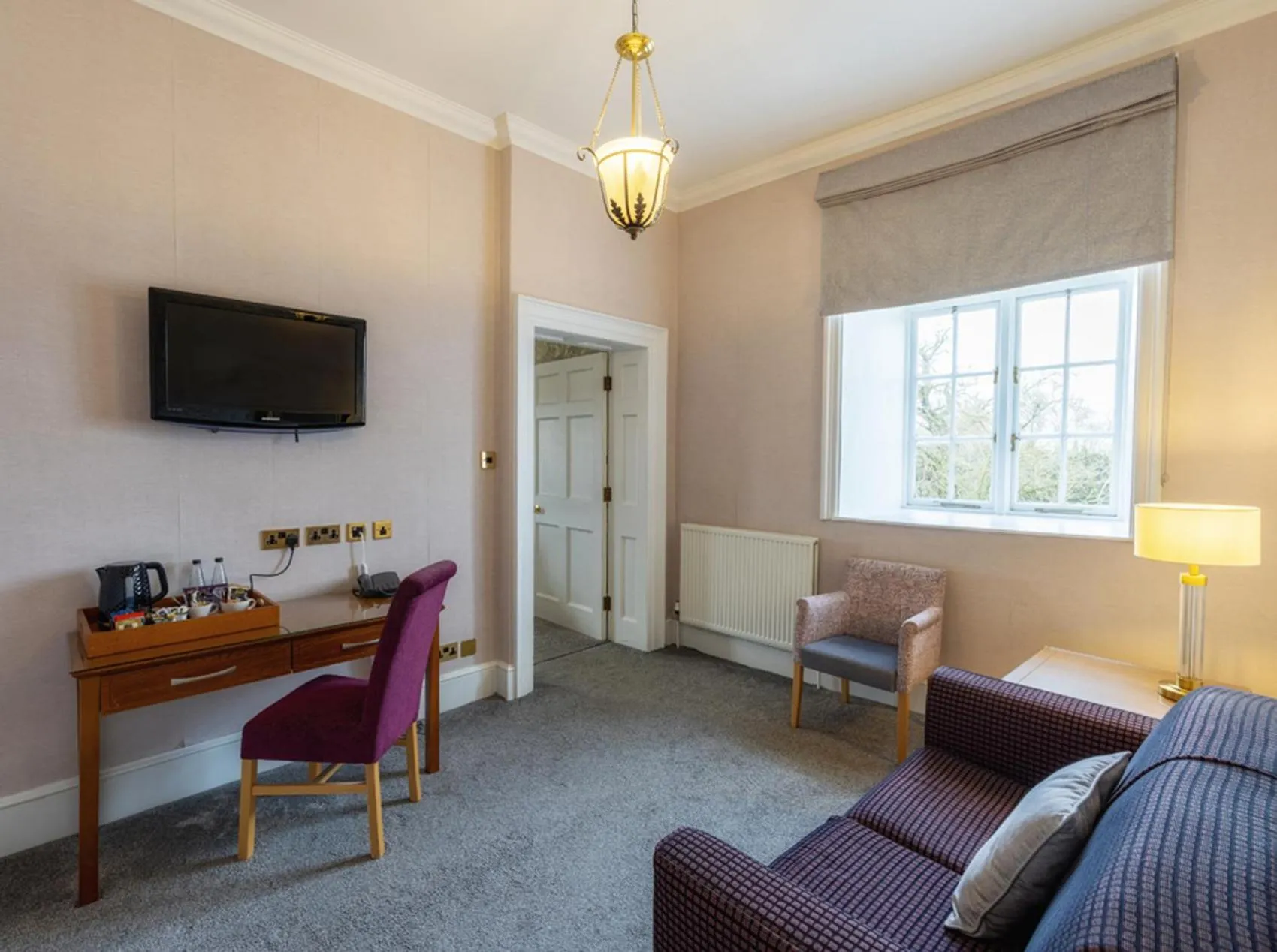 Living room in Hazlewood Castle & Spa