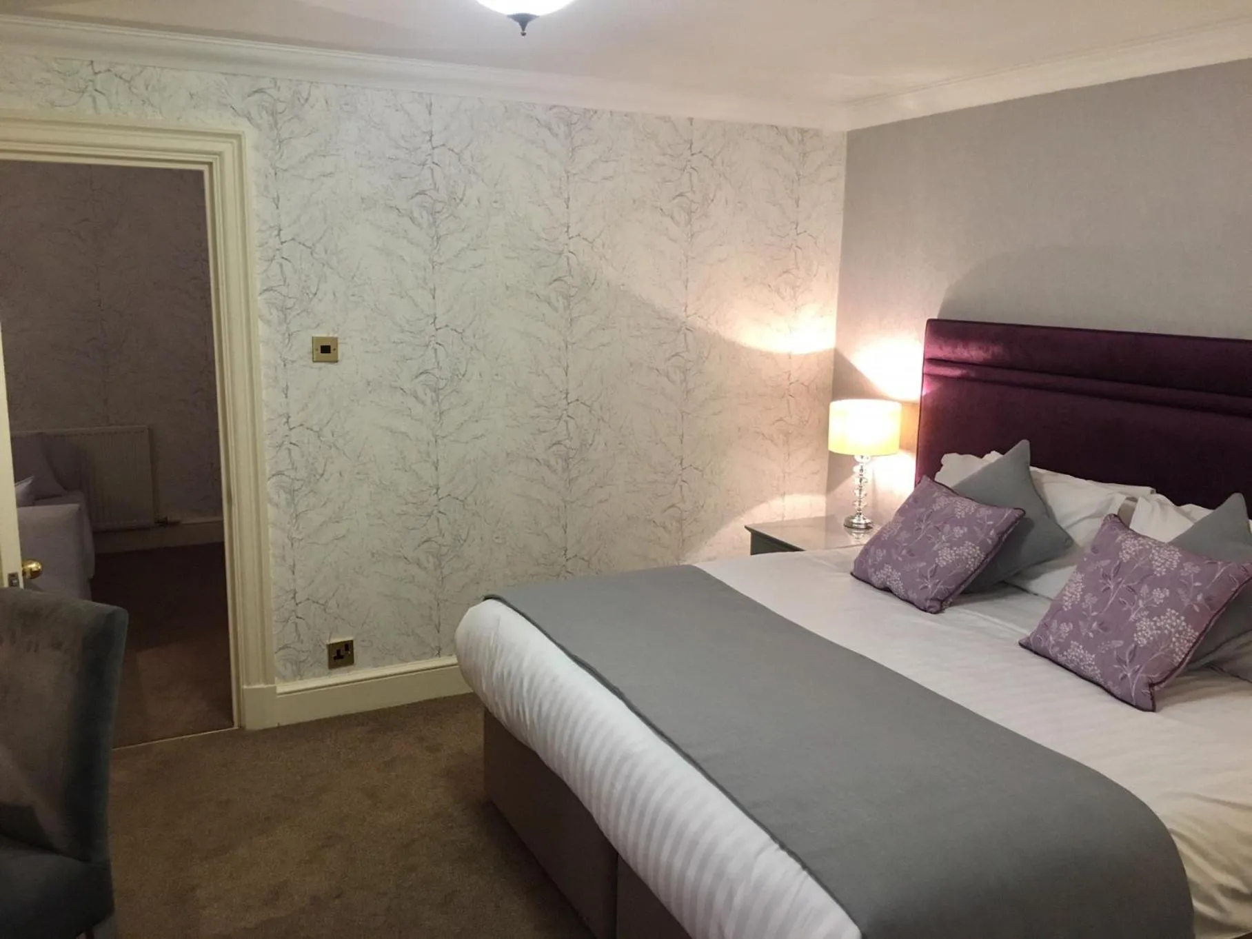 Bedroom, Bed in Hazlewood Castle & Spa