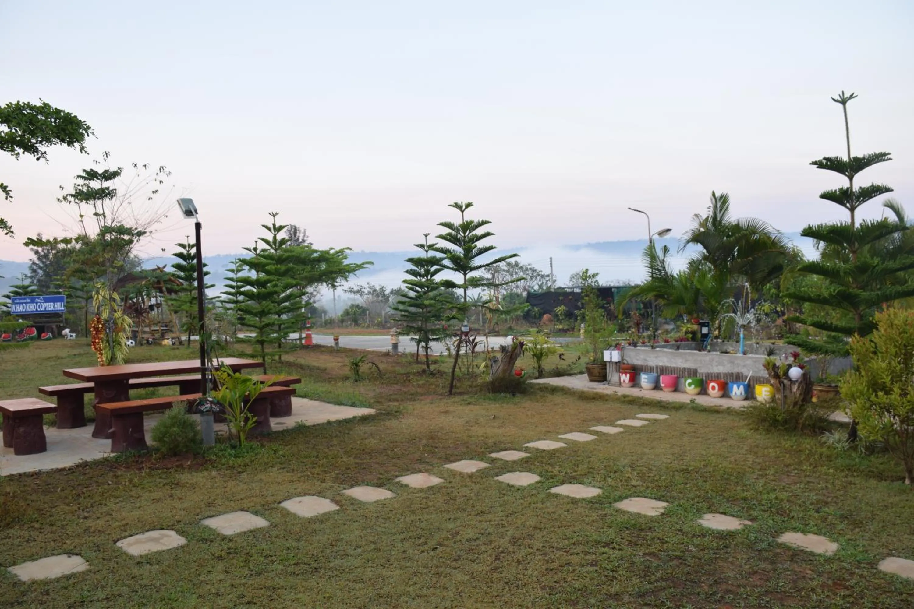 Garden in Khao Kho Copter Hill