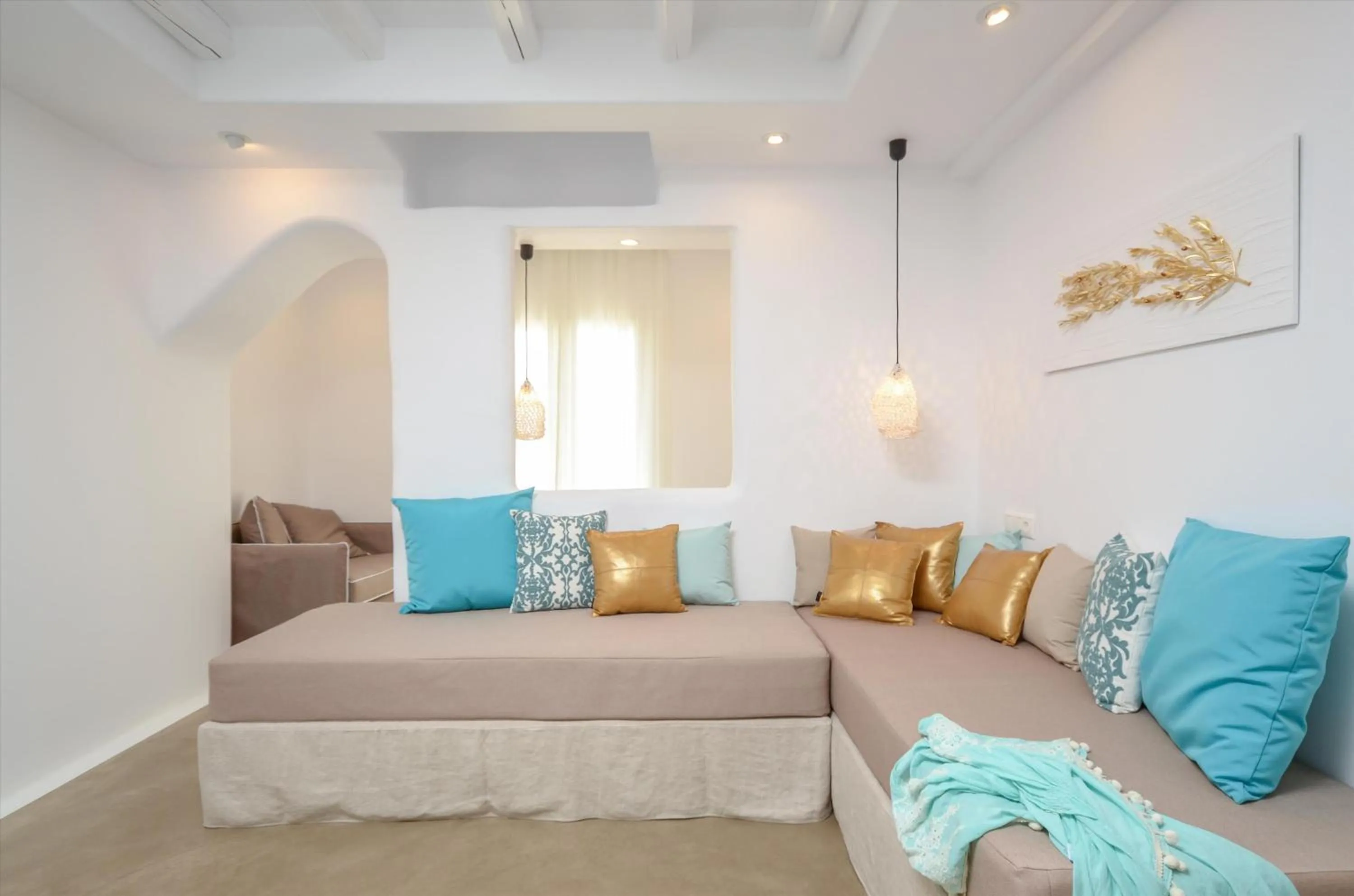 Seating area in Ktima Lino