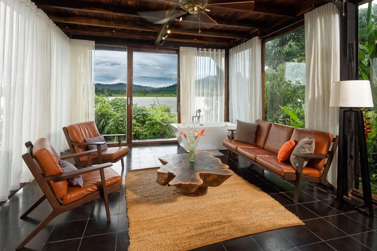 Living room in Lak Tented Camp
