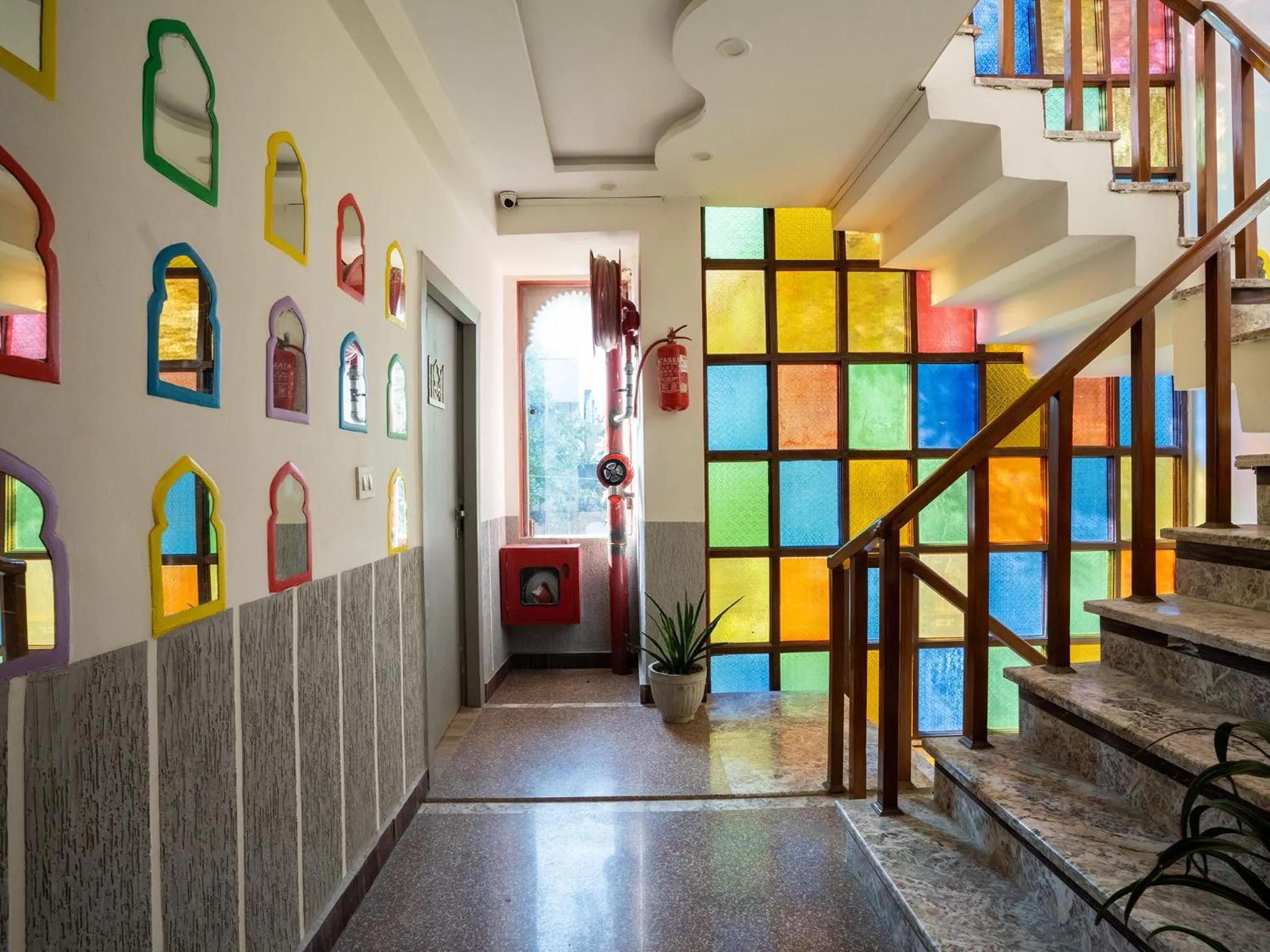 Facade/entrance in Moustache Agra