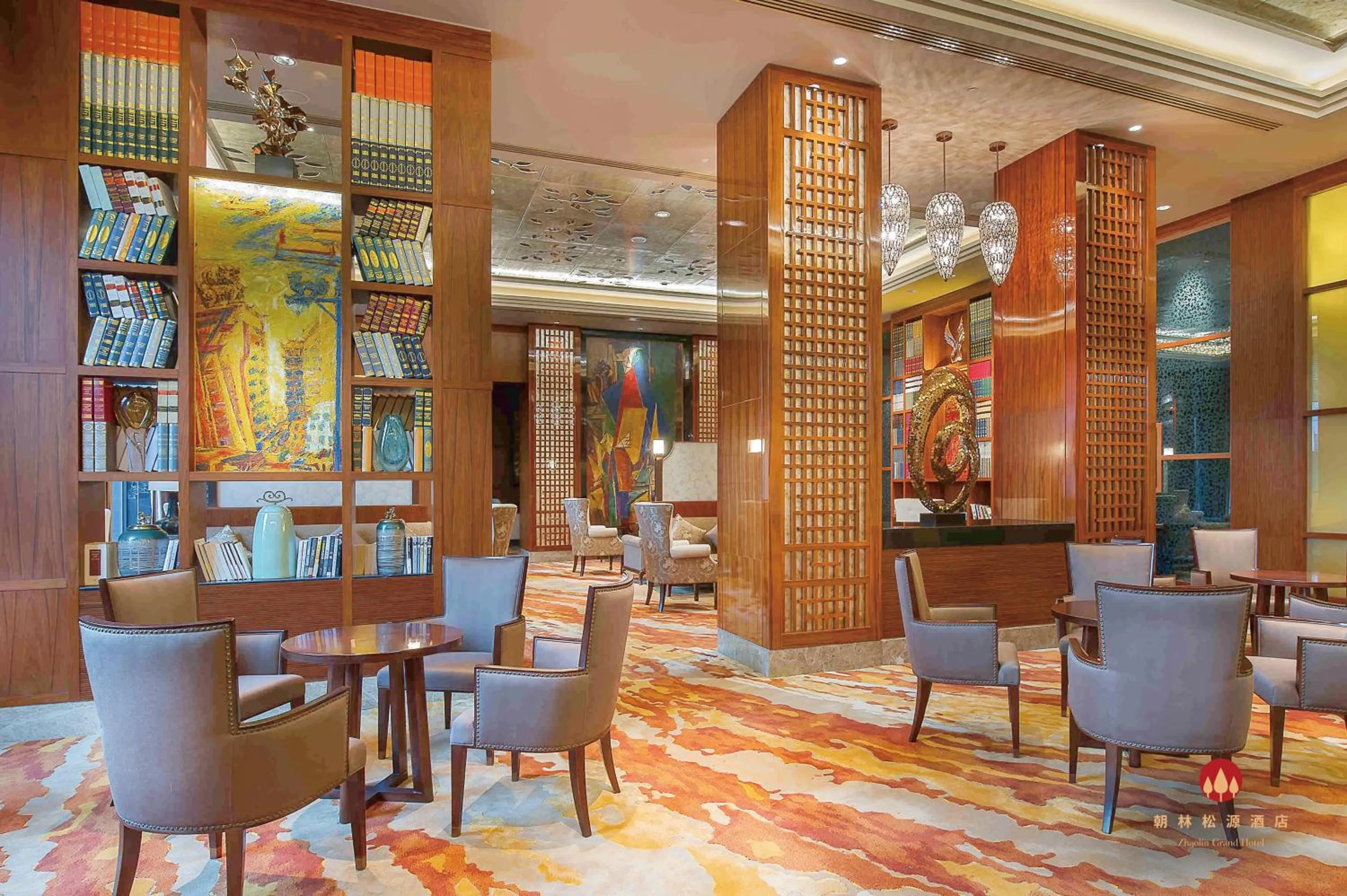 Seating area in Zhaolin Grand Hotel