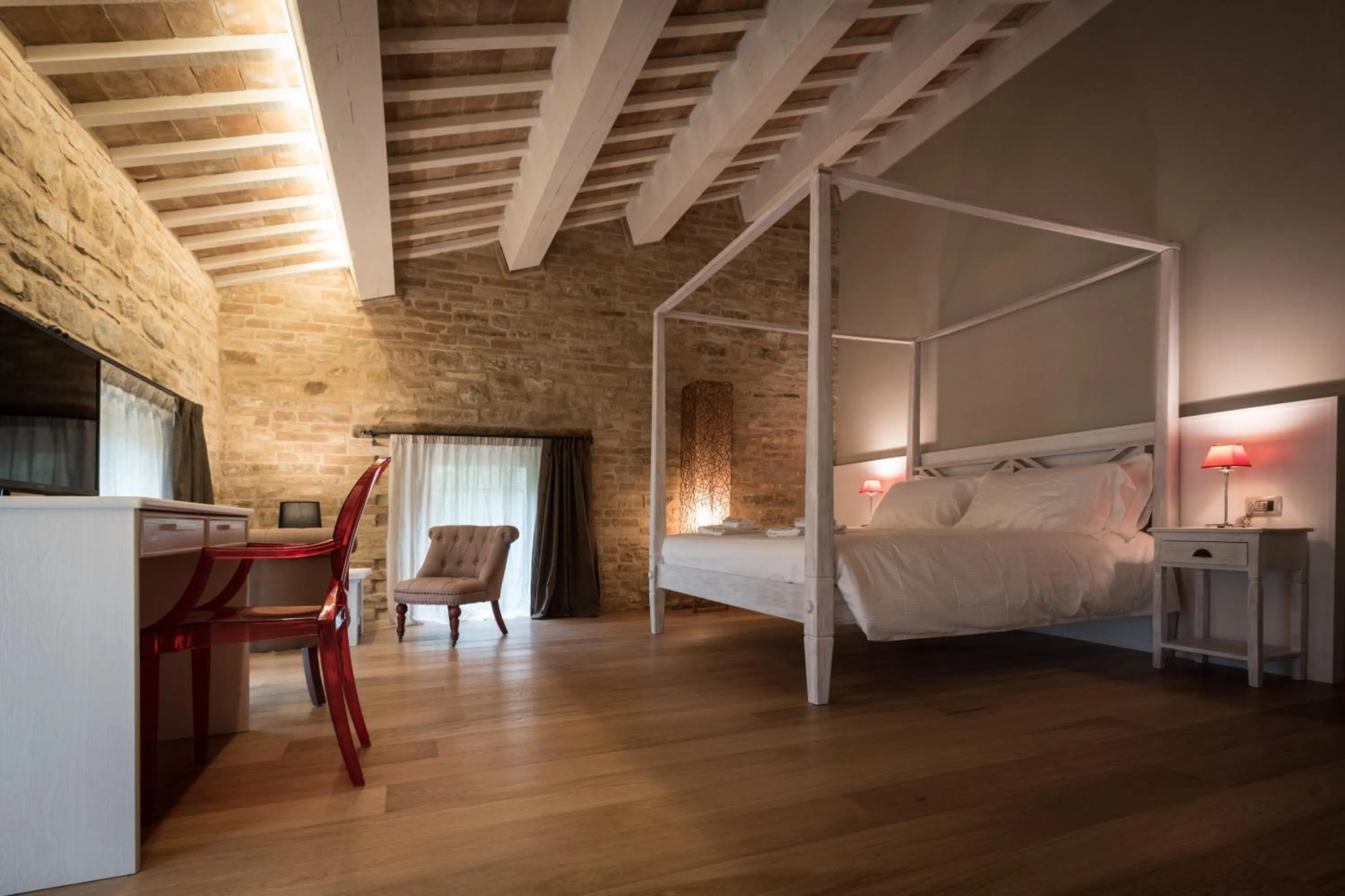 Bedroom, Bed in Villa Anitori Prestige Relais & Spa