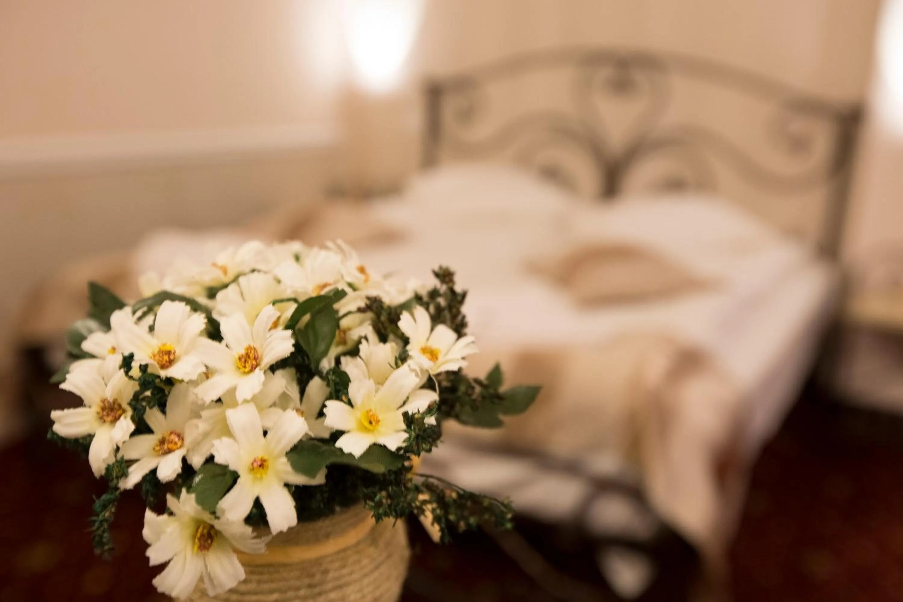 Decorative detail, Bed in Hotel Aviator Boutique