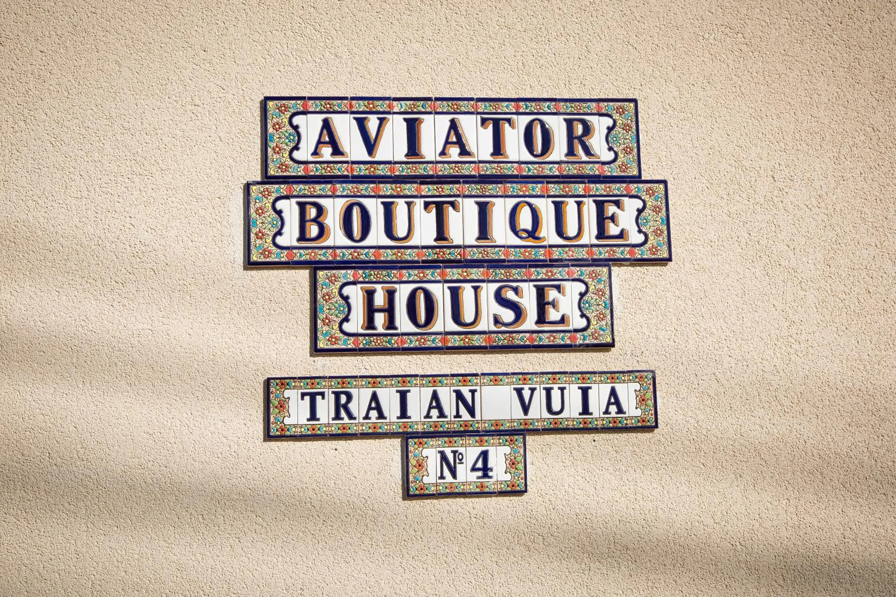 Property logo or sign in Hotel Aviator Boutique