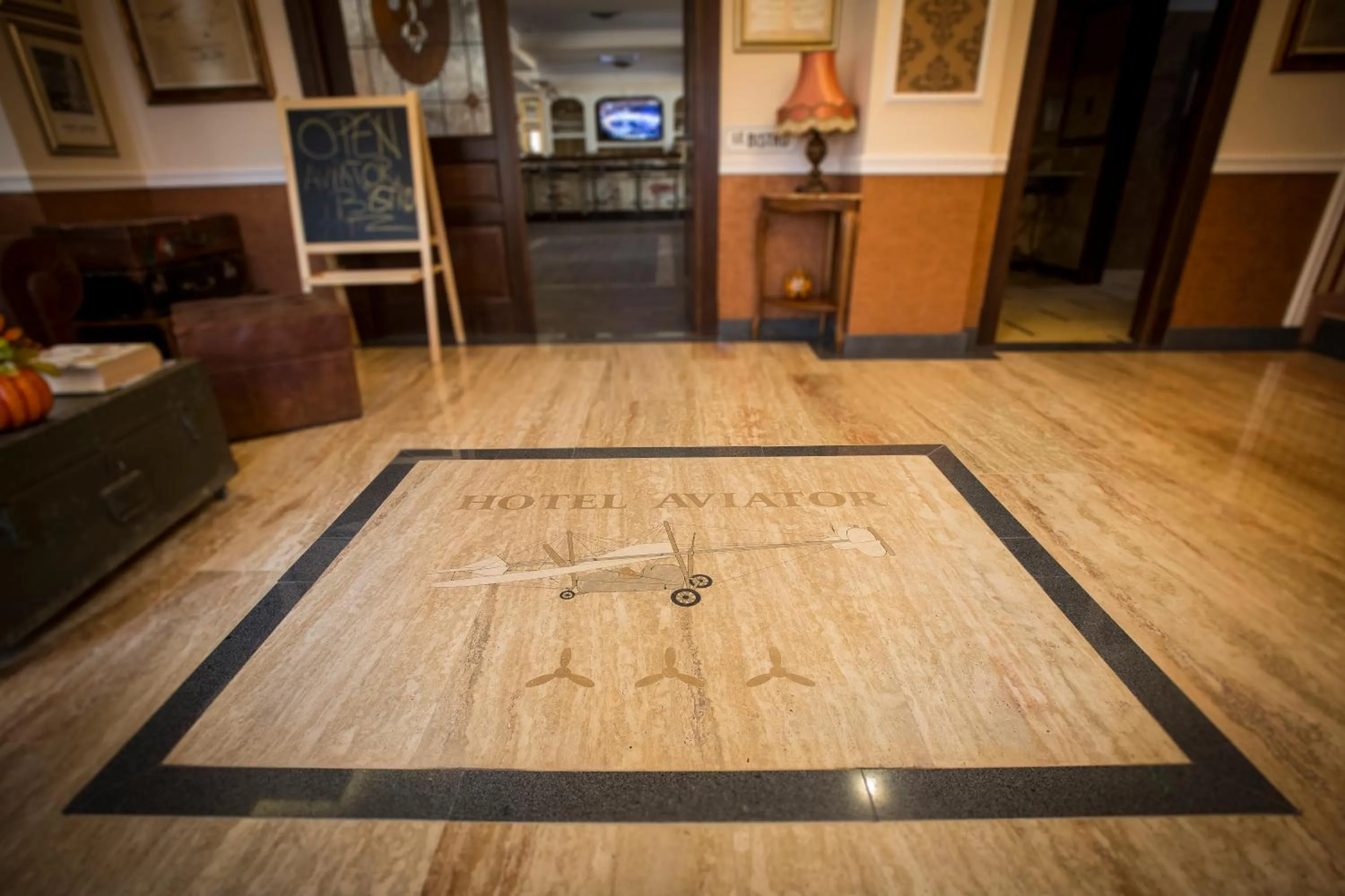 Lobby or reception in Hotel Aviator Boutique