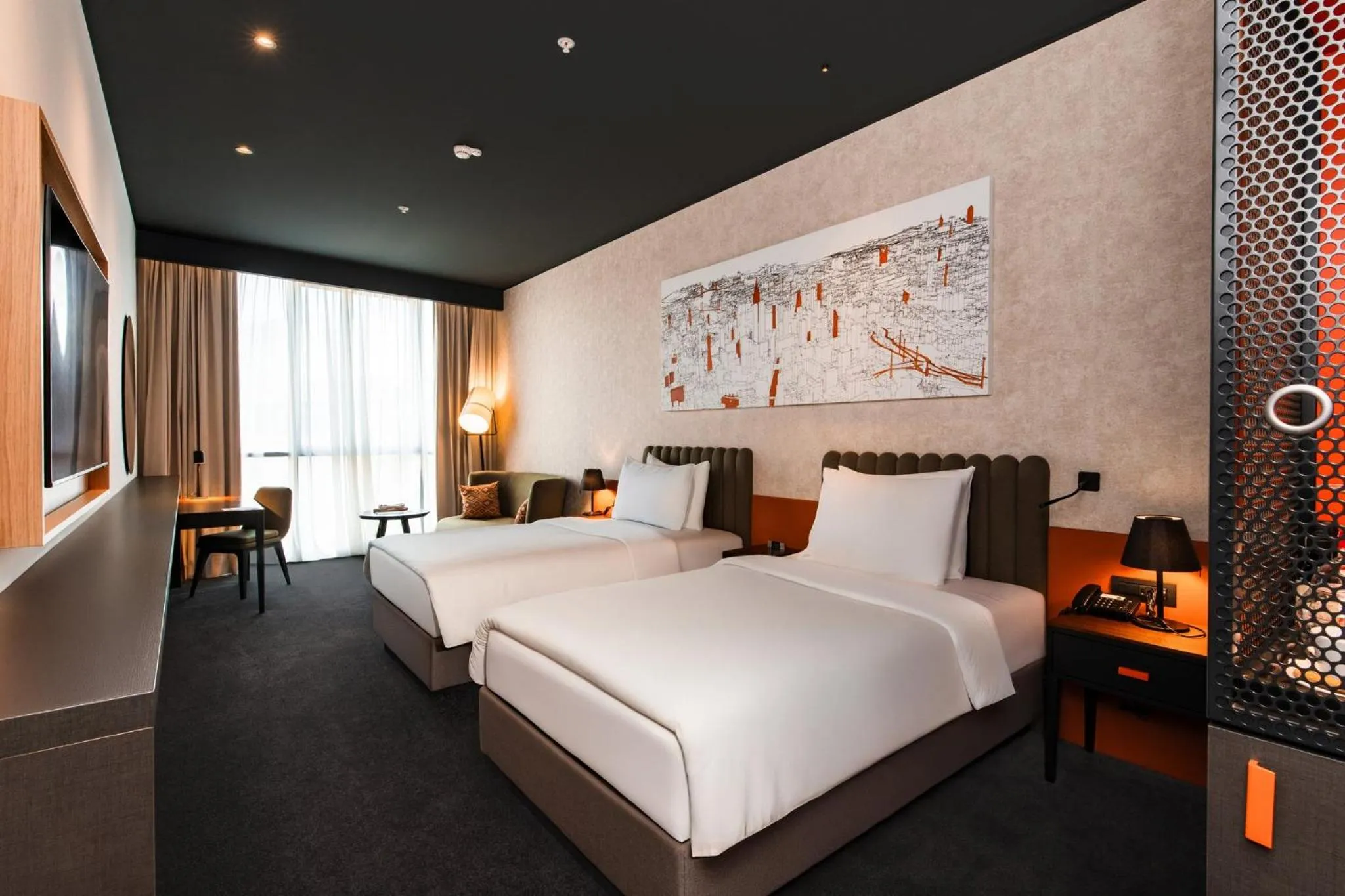 Photo of the whole room, Bed in Crowne Plaza Podgorica by IHG