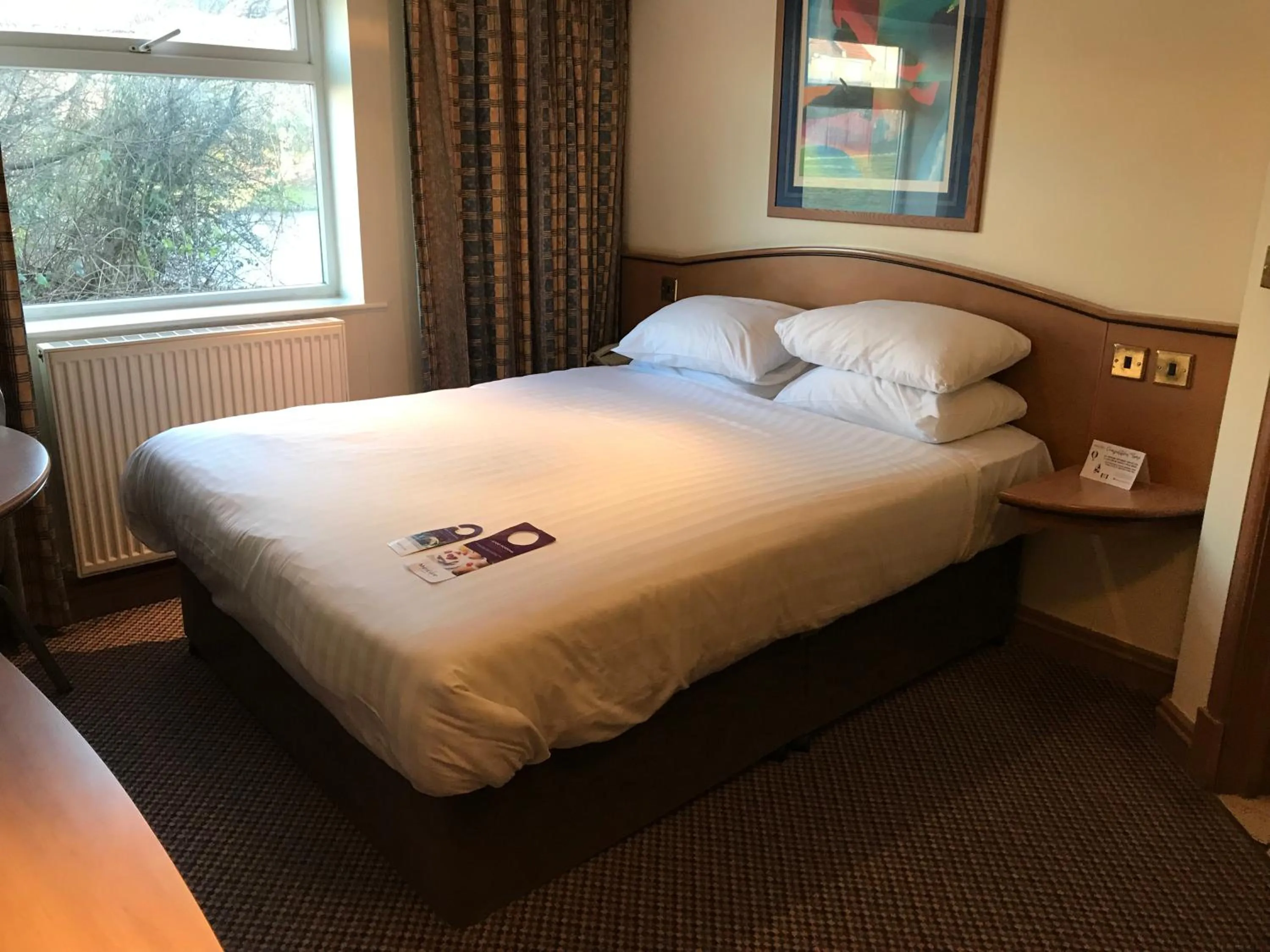 Bed in Mercure Wetherby Hotel