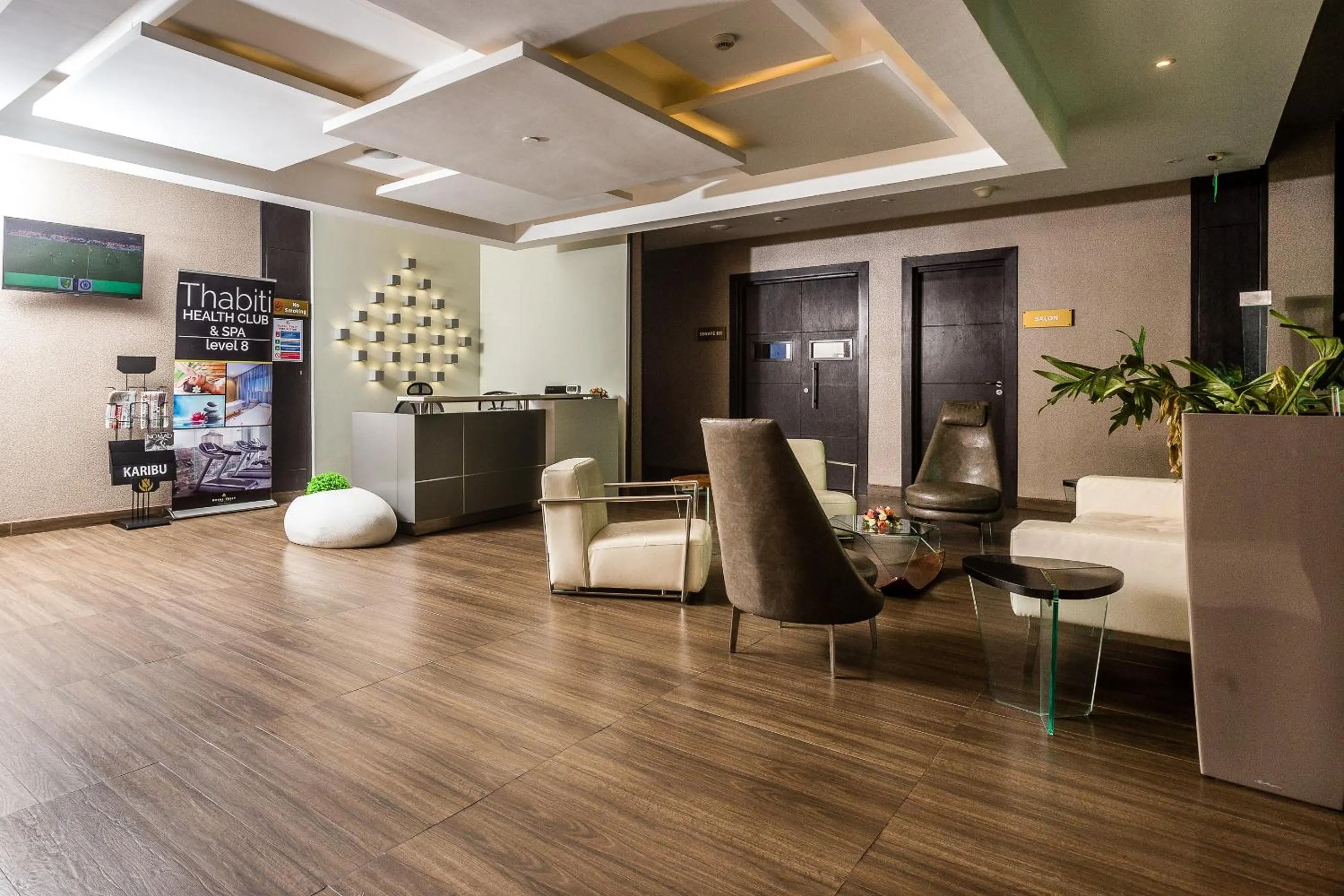 Seating area in Royal Tulip Canaan Nairobi