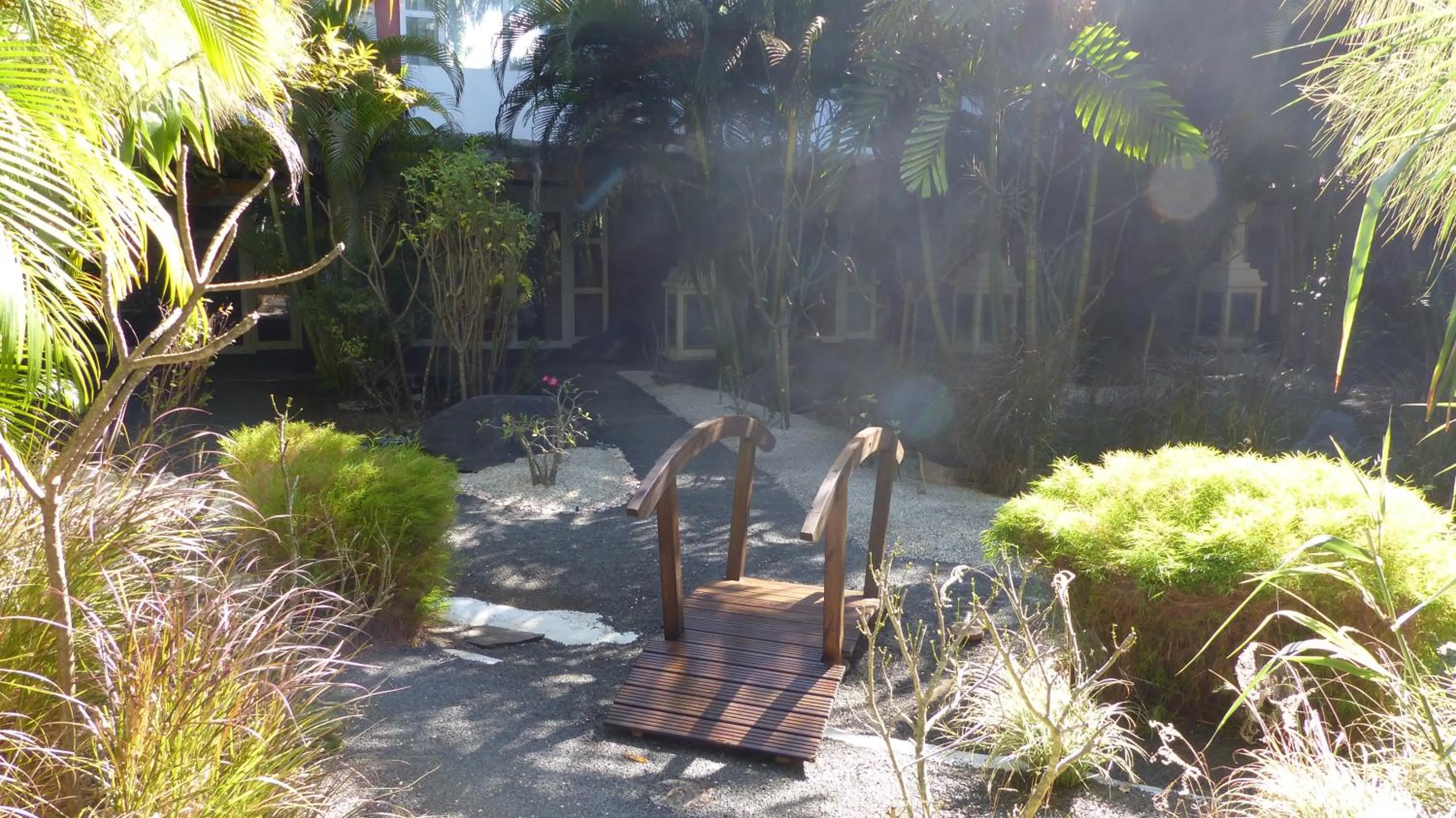 Garden in Appartement à la Résidence LA PLANTATION RESORT and SPA