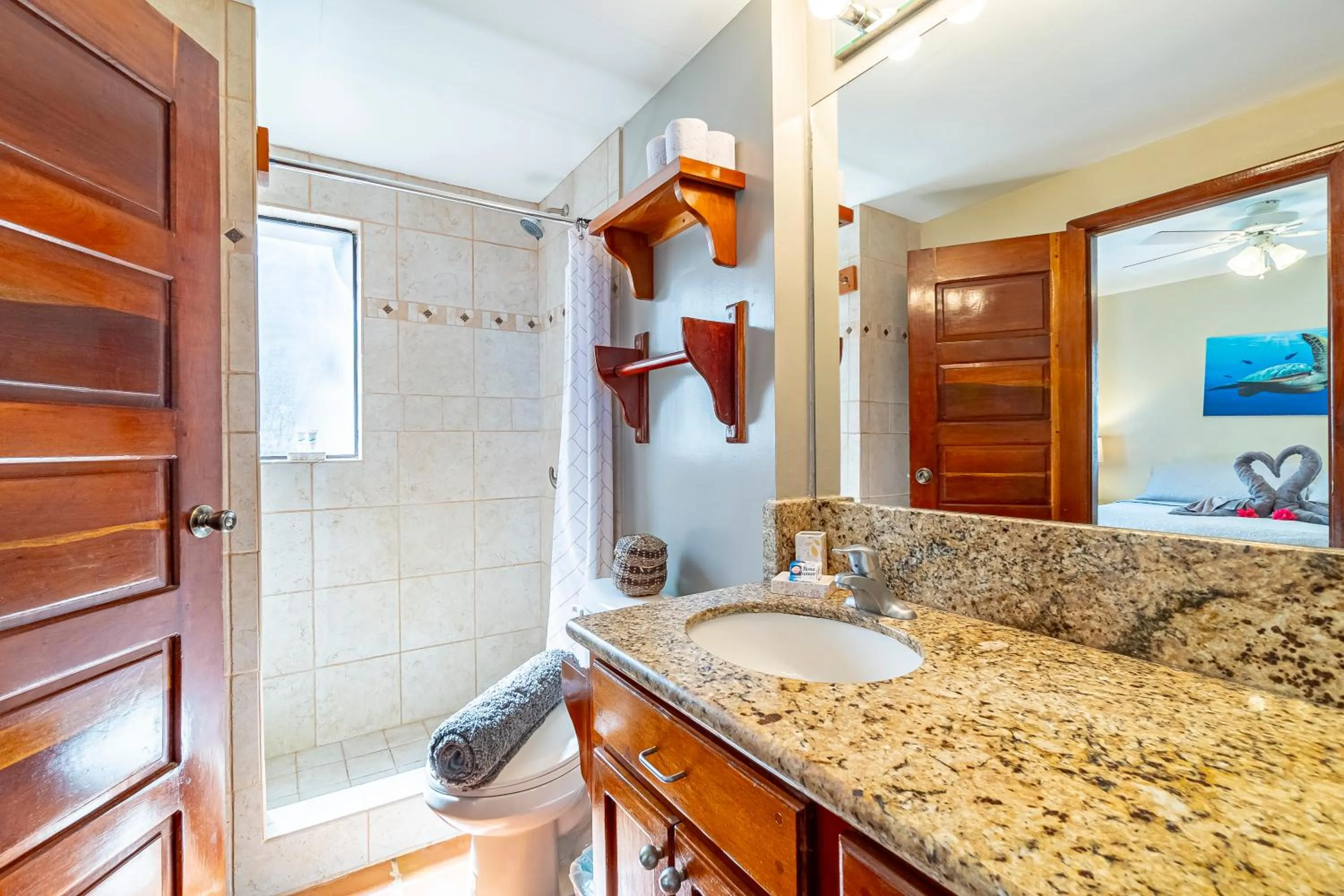 Shower in Tradewinds Paradise Villas