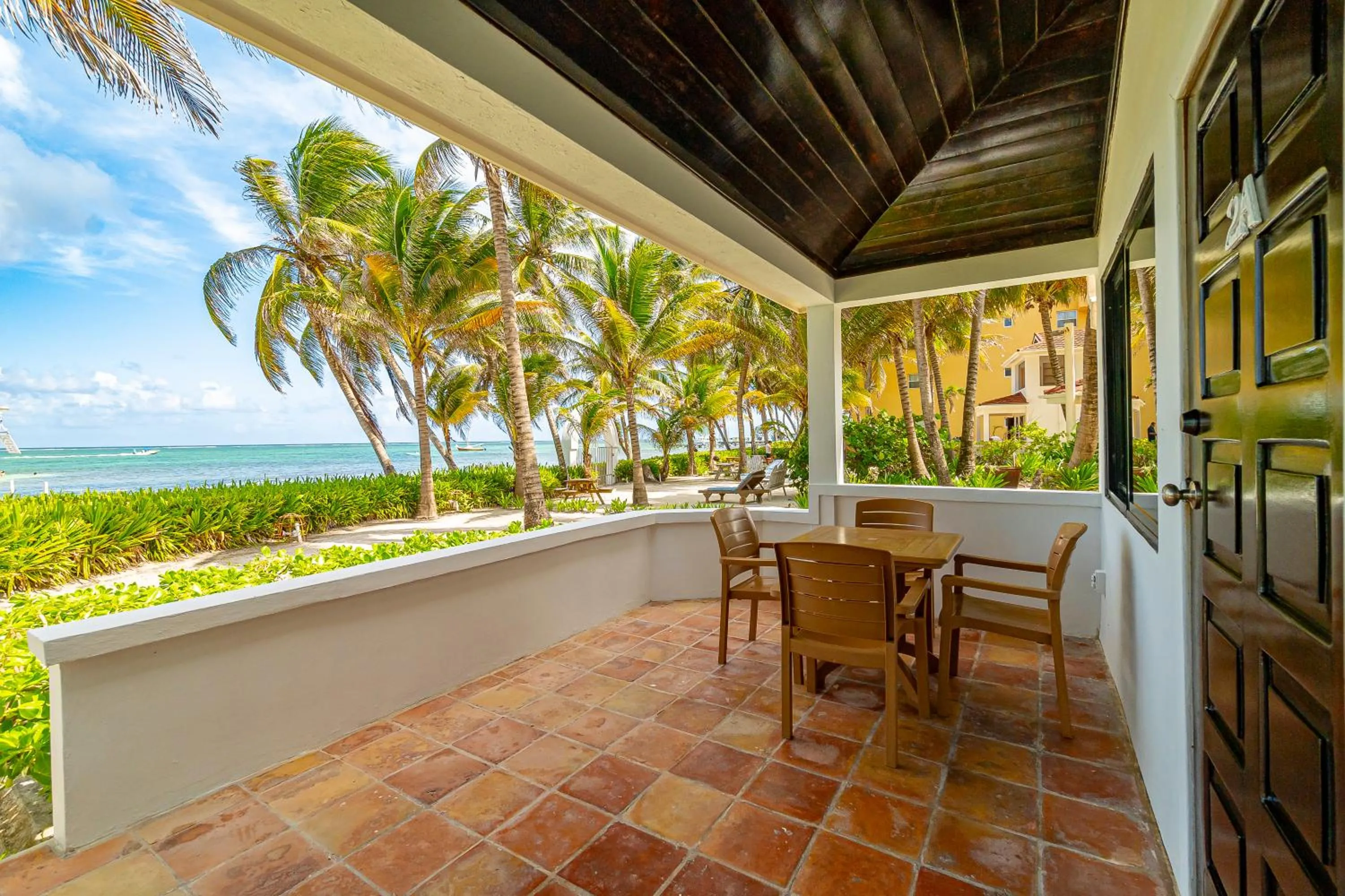 Seating area in Tradewinds Paradise Villas