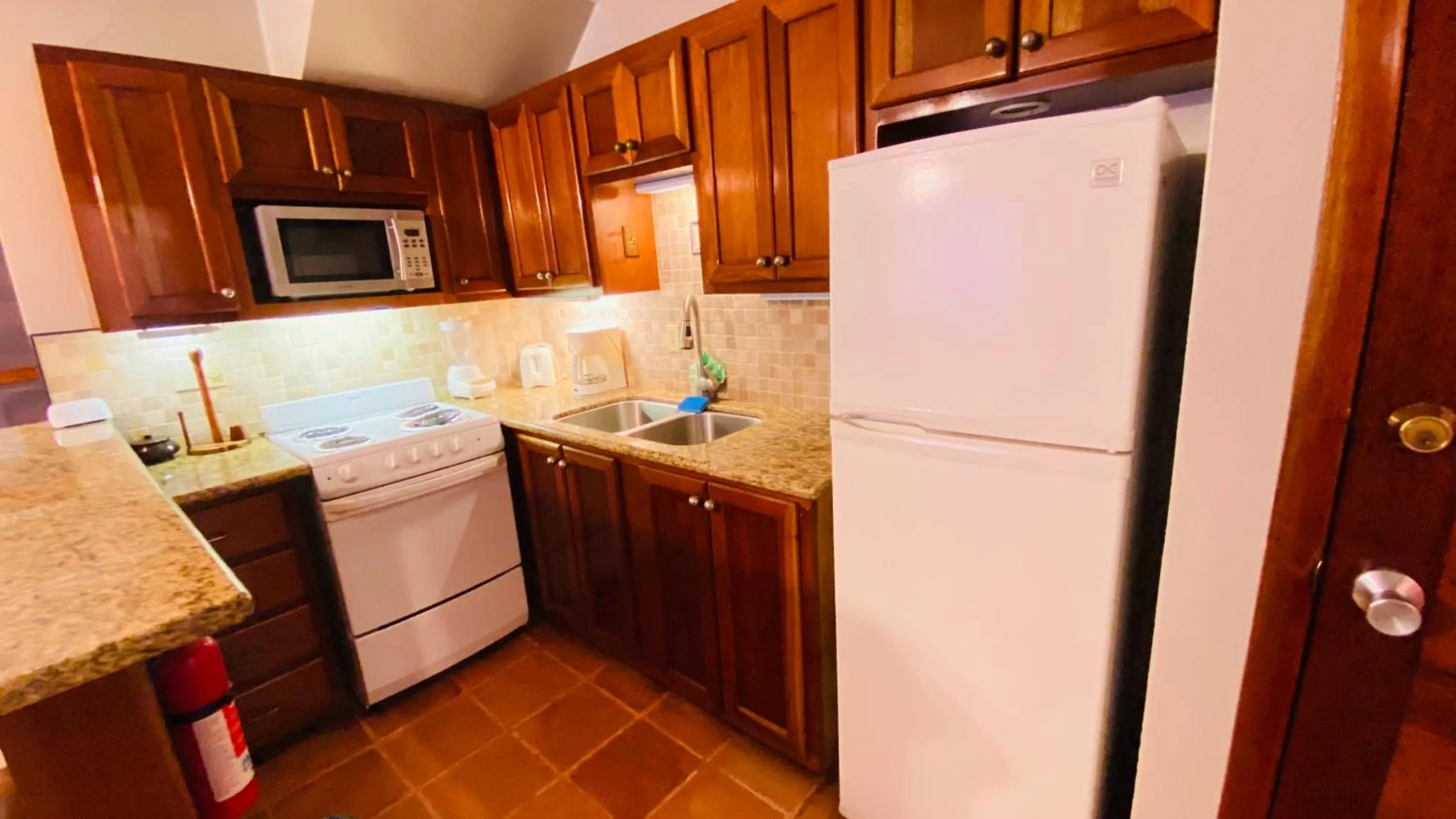 kitchen in Tradewinds Paradise Villas