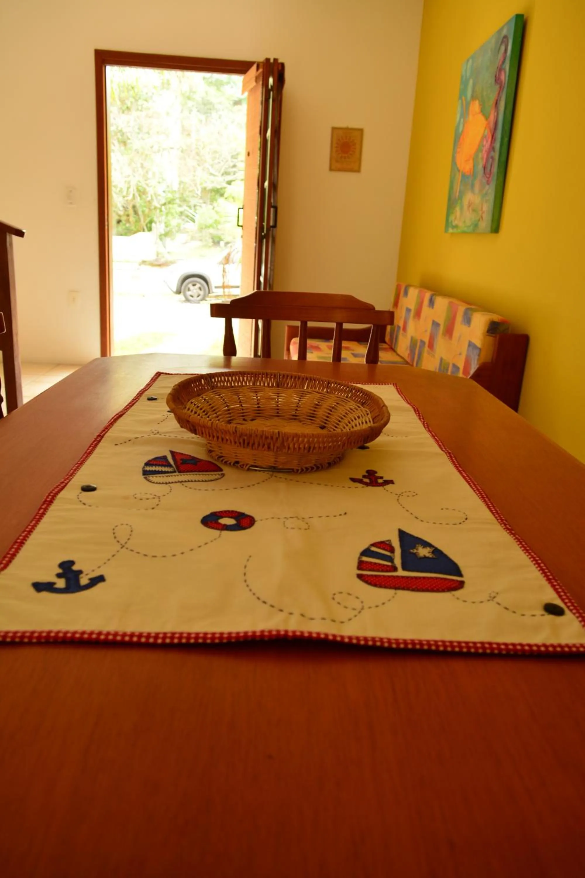 Dining area, Bed in Apartamentos Villa Porto do Sol