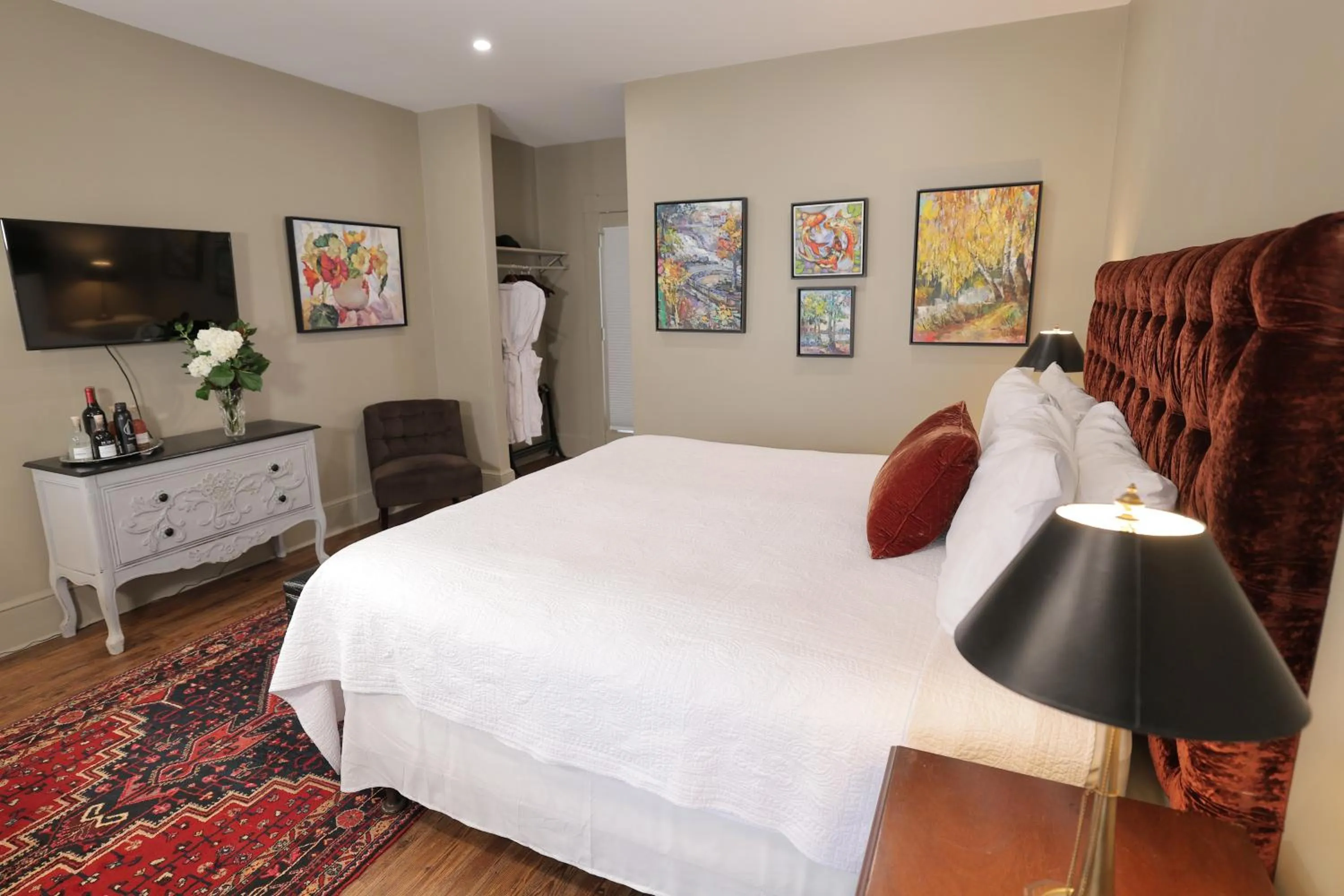 Bed in Foley House Inn