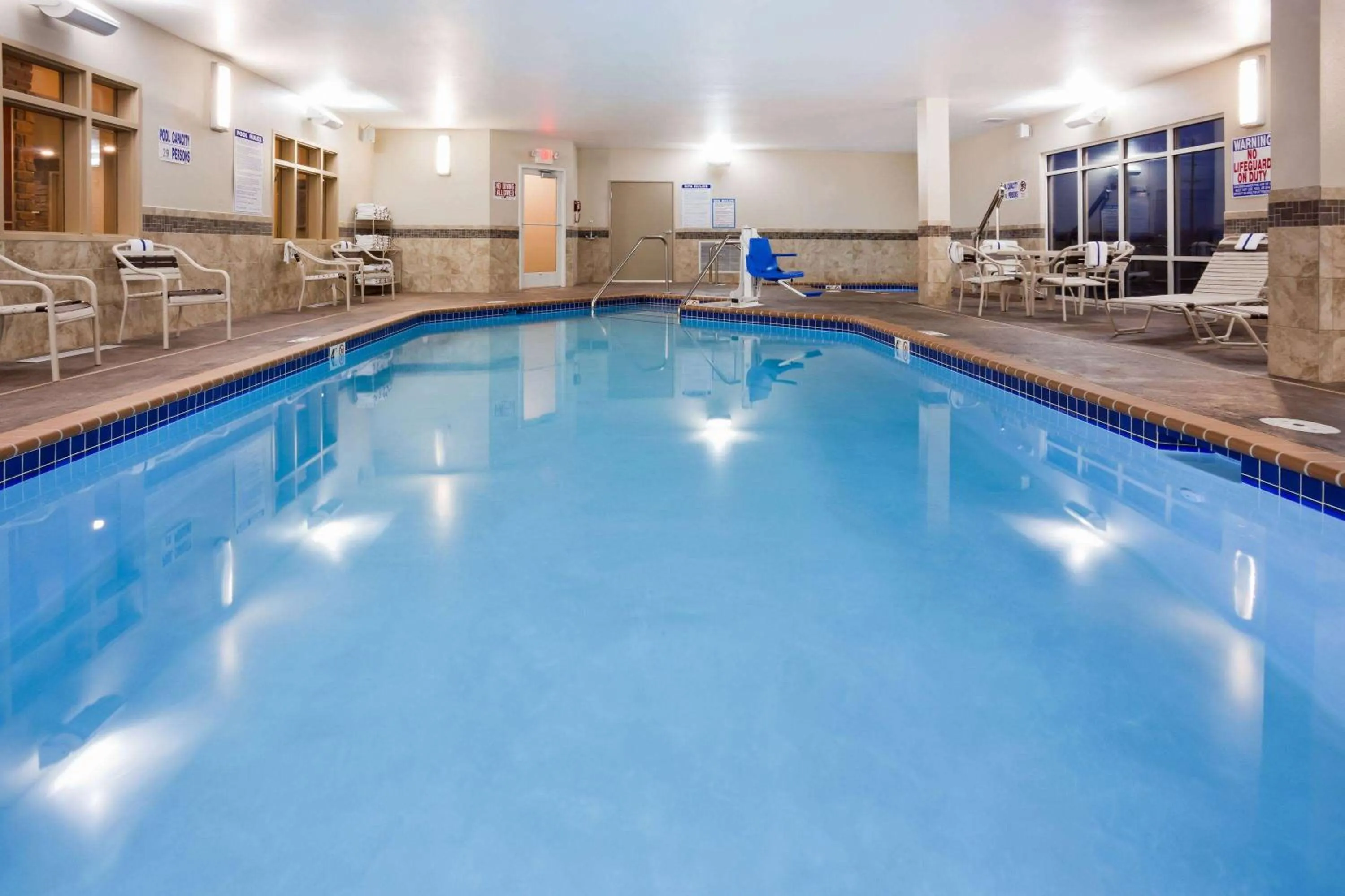 Pool view in AmericInn by Wyndham DeWitt