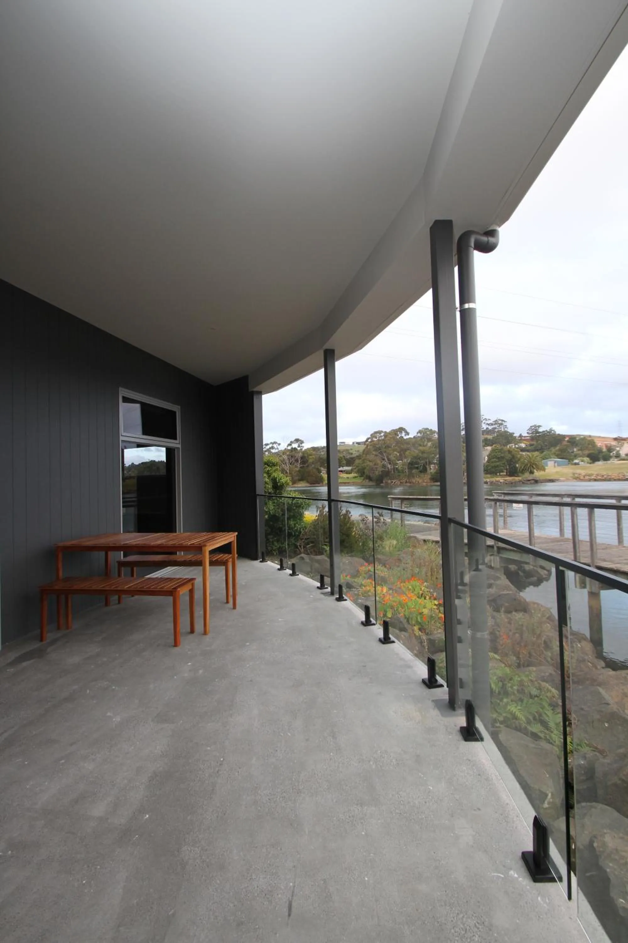 Patio in Waterfront Apartments