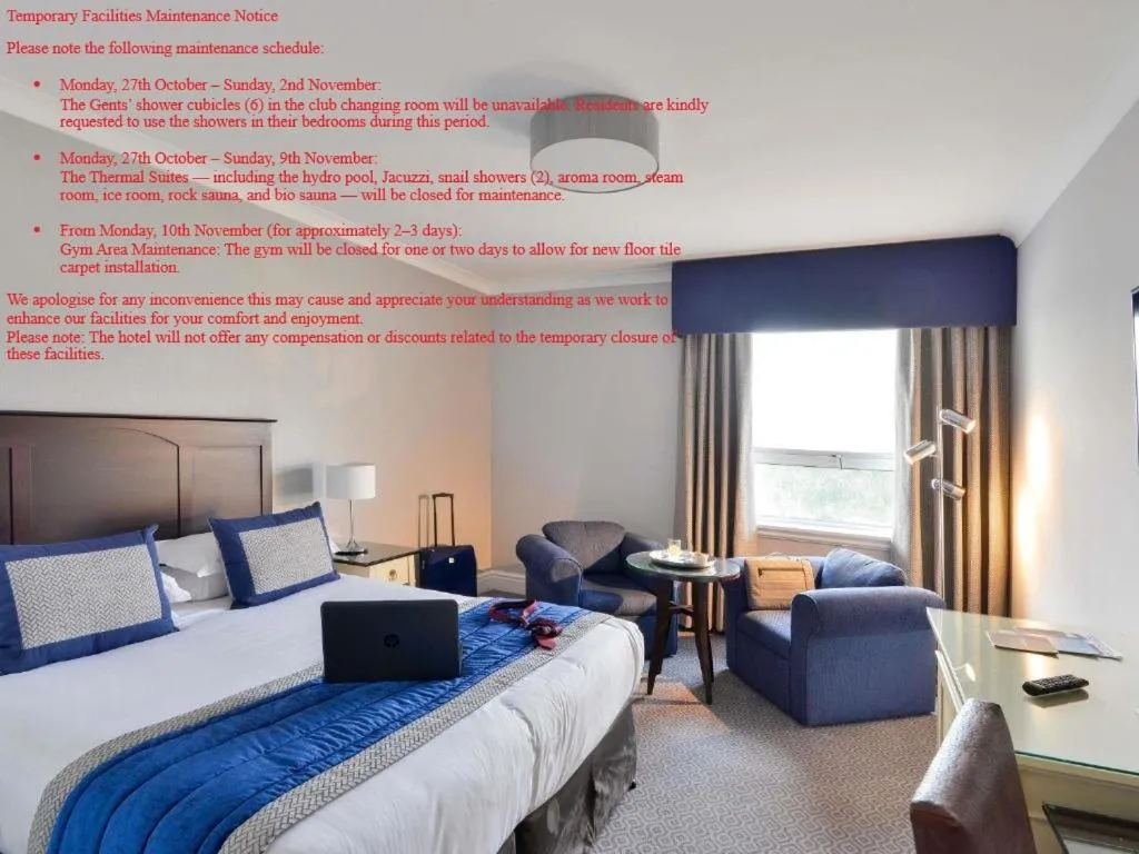 Bed in Mercure Manchester Norton Grange Hotel & Spa