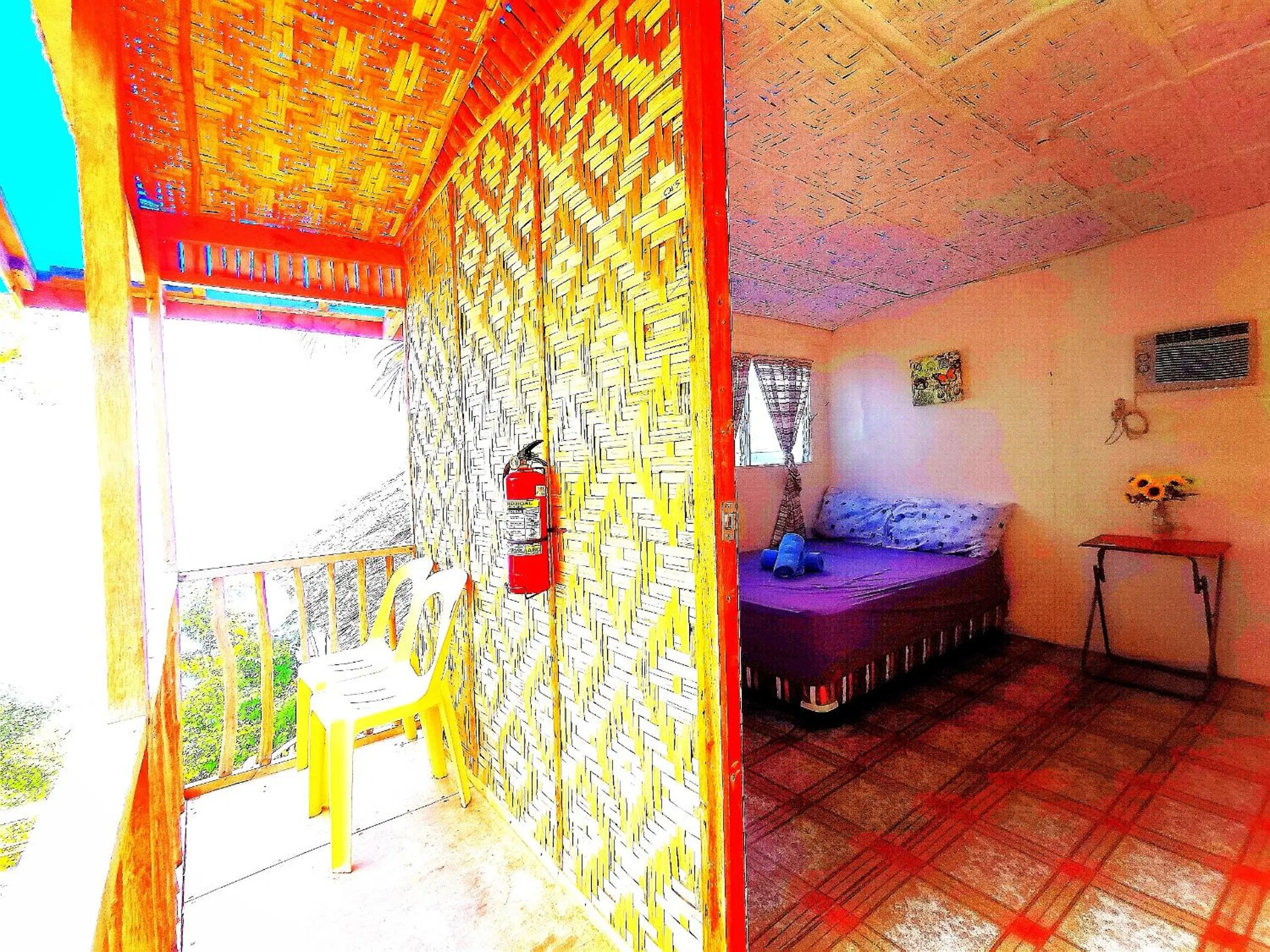 Balcony/Terrace, Bed in Stay N Save B&B