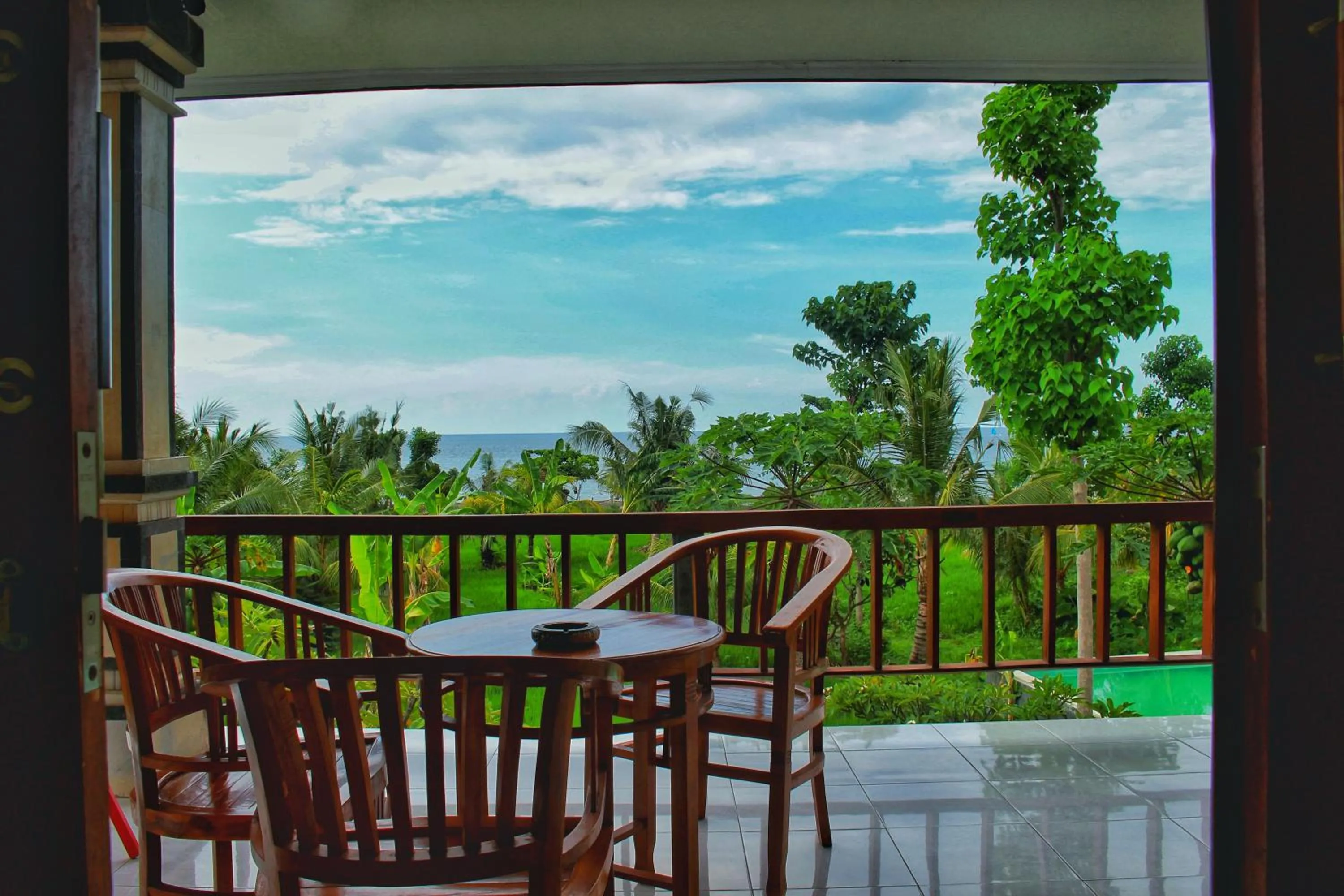 Pool view in Taman Padi Villa